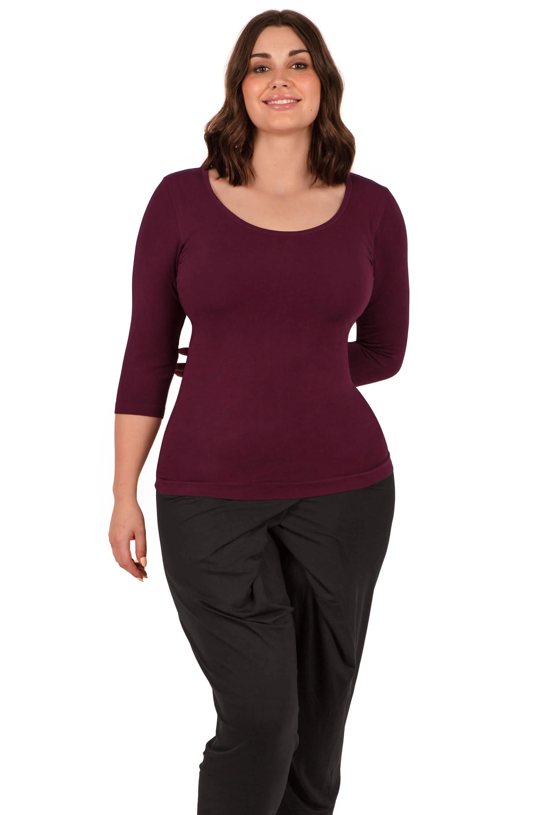 Bamboo 3/4 Sleeve Top - Image 10