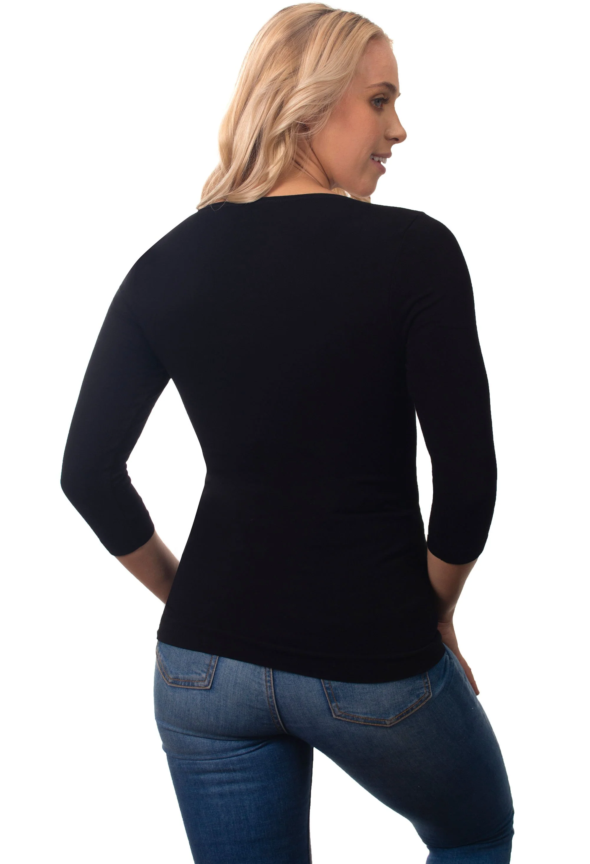Bamboo 3/4 Sleeve Top - Image 3