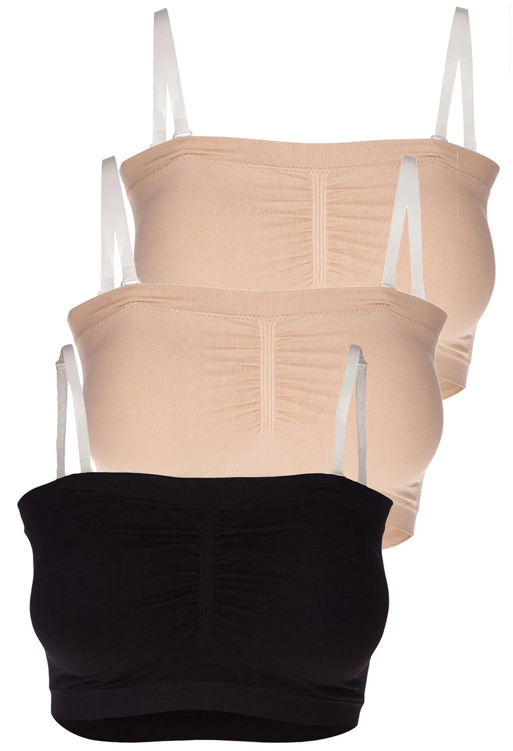 Soft Comfort Padded Bandeau - 3 Pack - Image 13