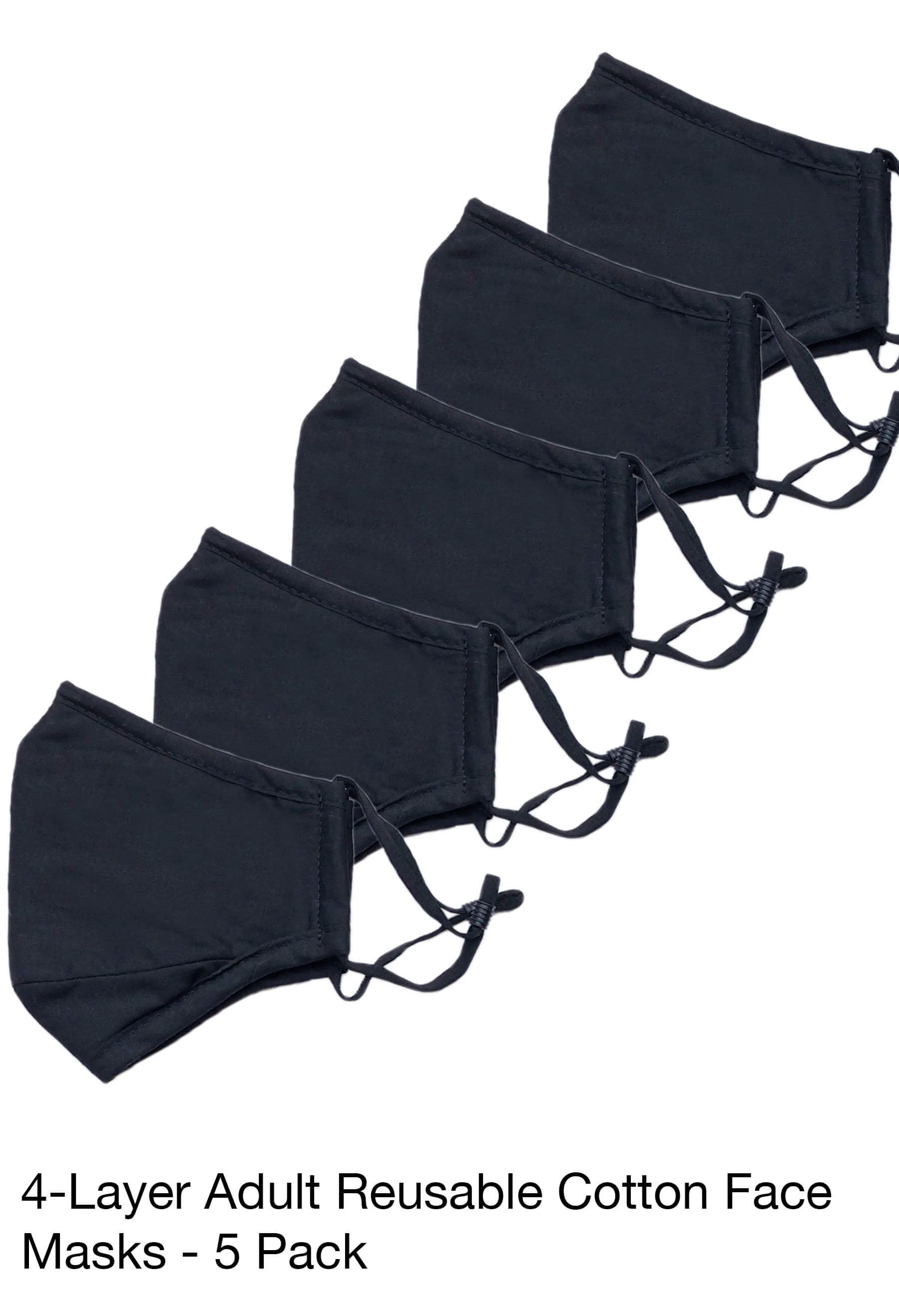 Reusable Cotton Face Masks - 5 Pack - Image 15