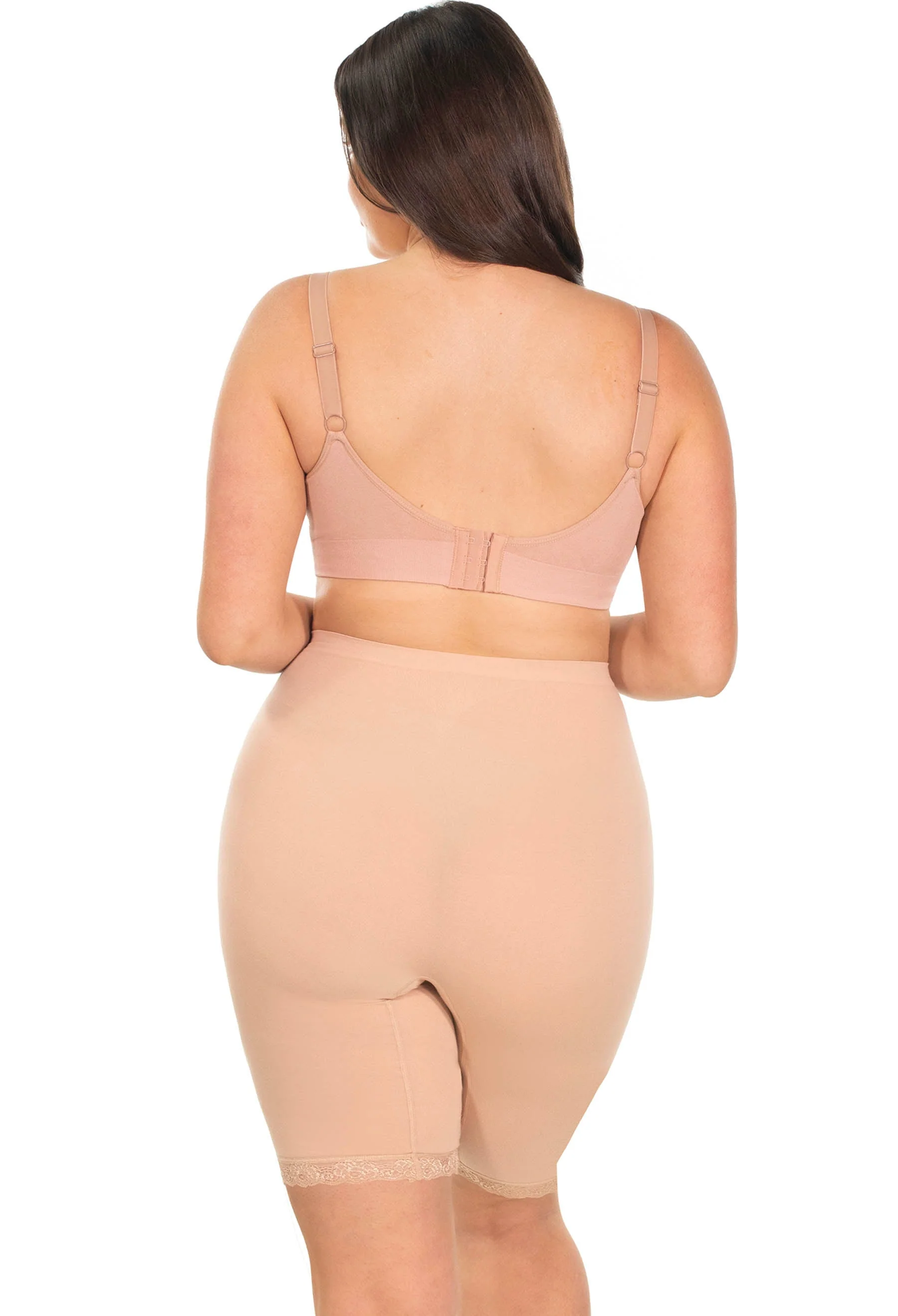 Anti Chafing High Rise Long Cotton Rich Shorts - Image 4