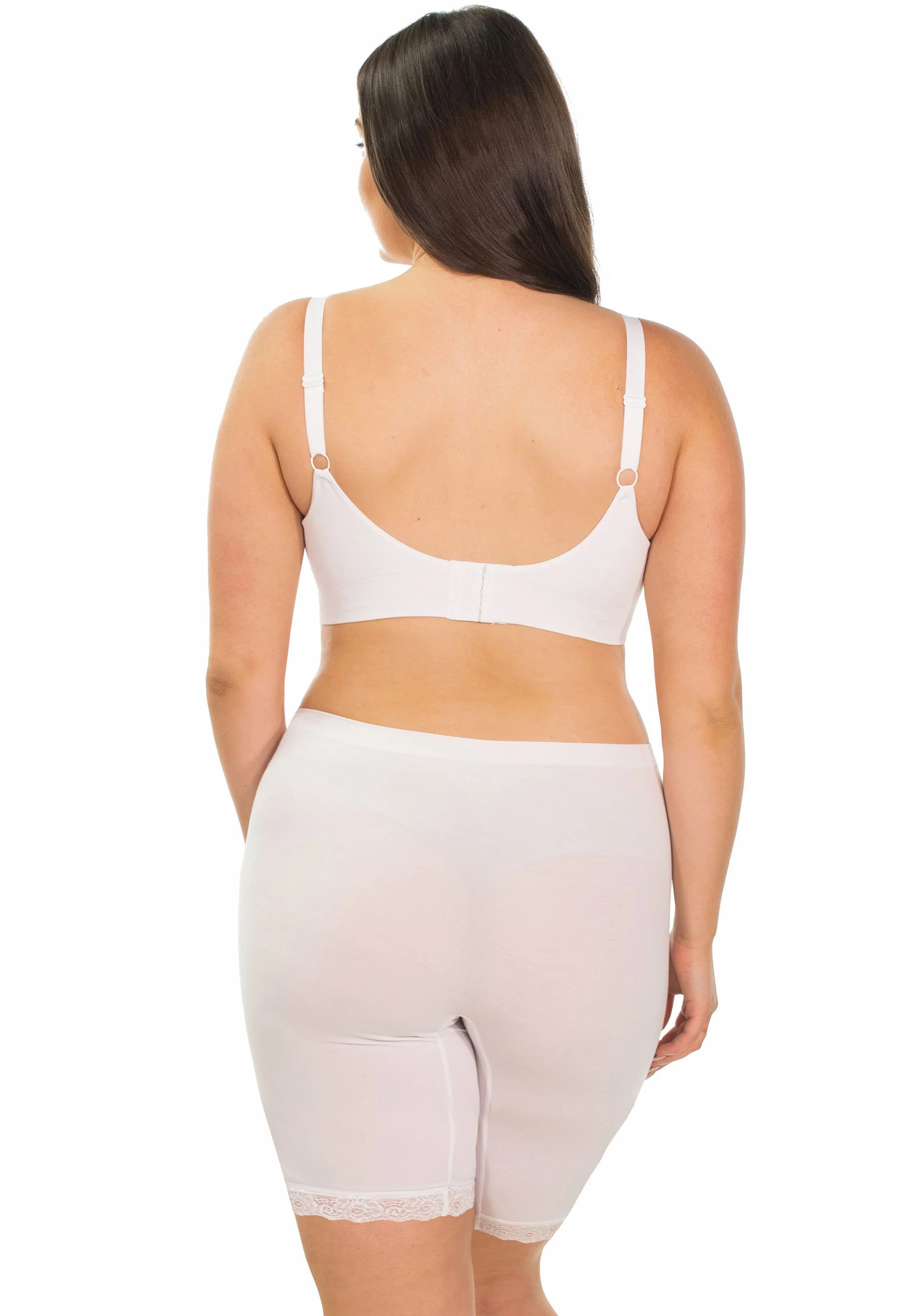 Anti Chafing Lace Midi Cotton Rich Shorts - 3 Pack - Image 4