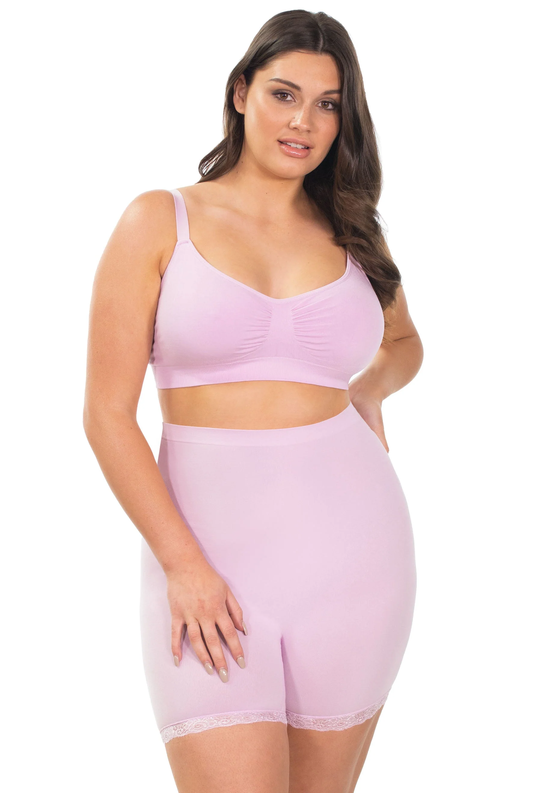 Anti Chafing High Rise Petite Cotton Rich Shorts - Image 22