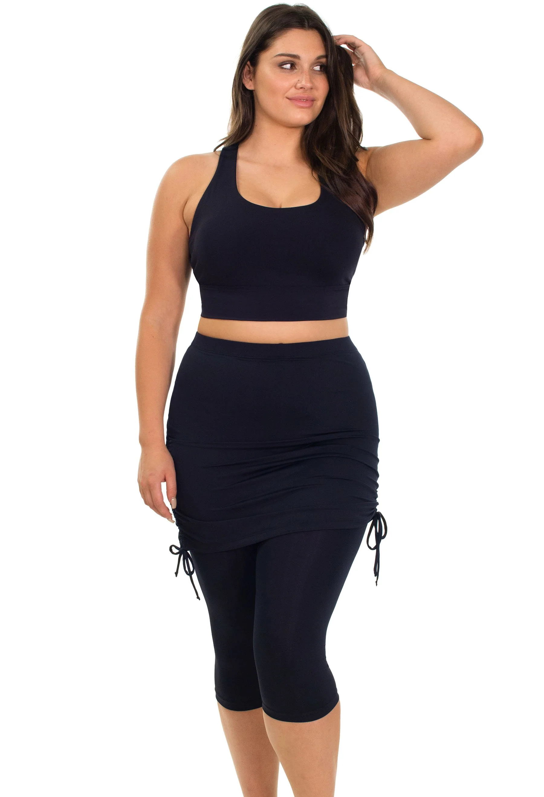 Anti Chafing Swim Tights with Skirt - Image 4