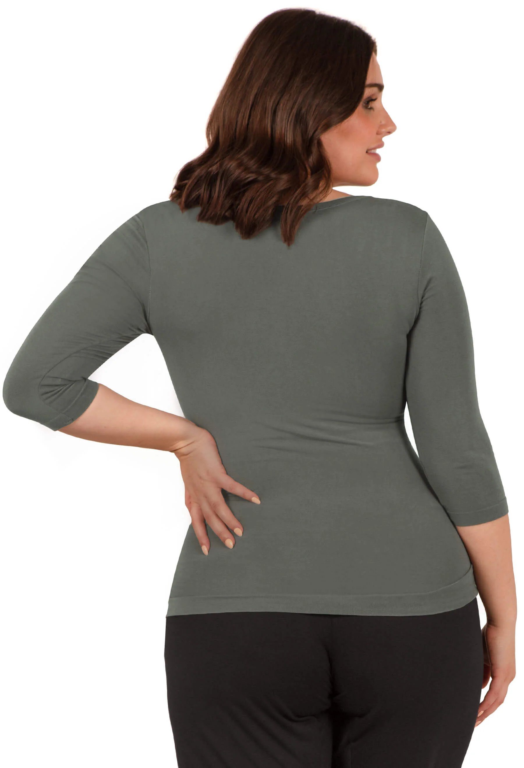 Bamboo 3/4 Sleeve Top - 3 Pack - Image 10