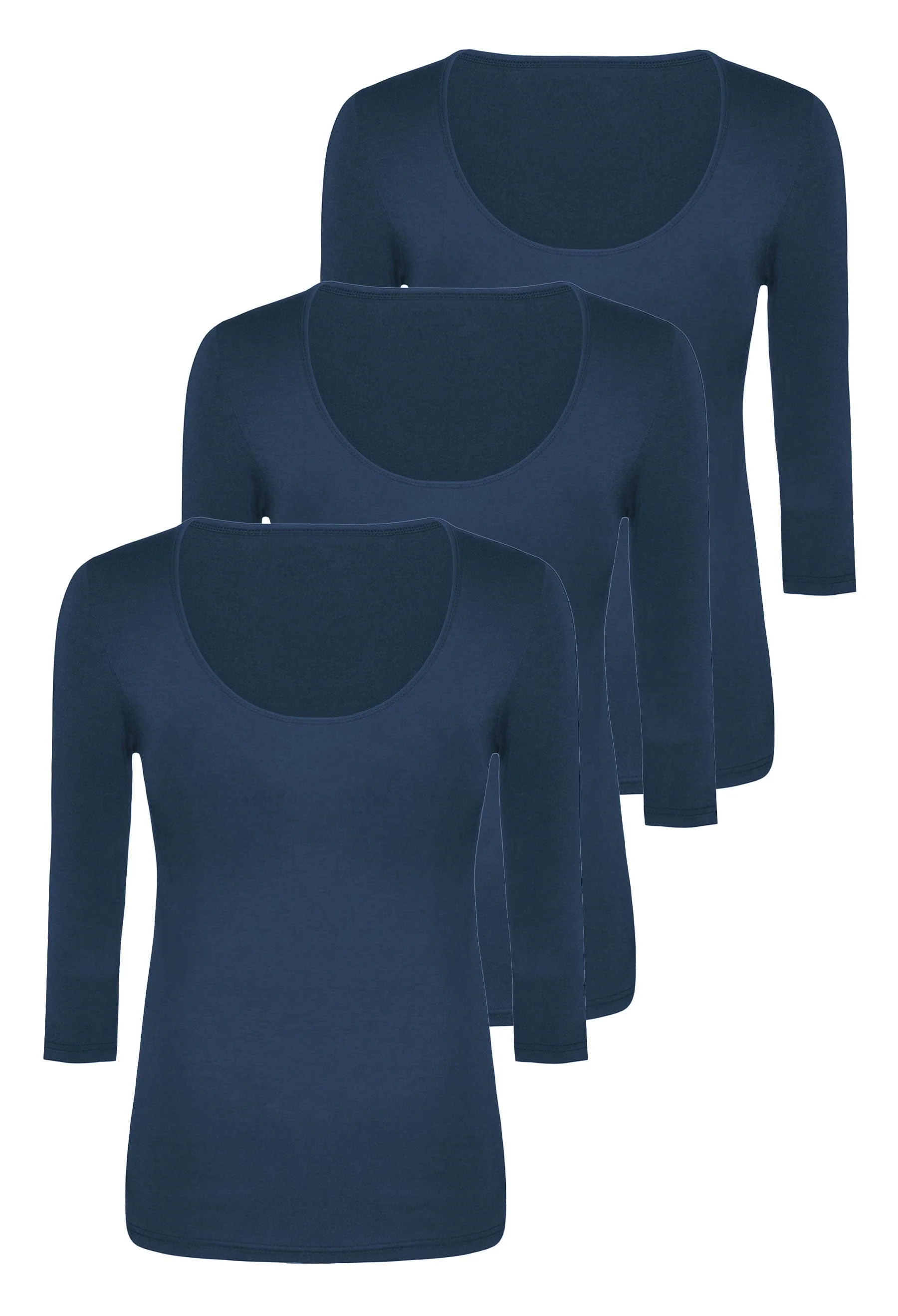 Bamboo 3/4 Sleeve Top - 3 Pack - Image 19