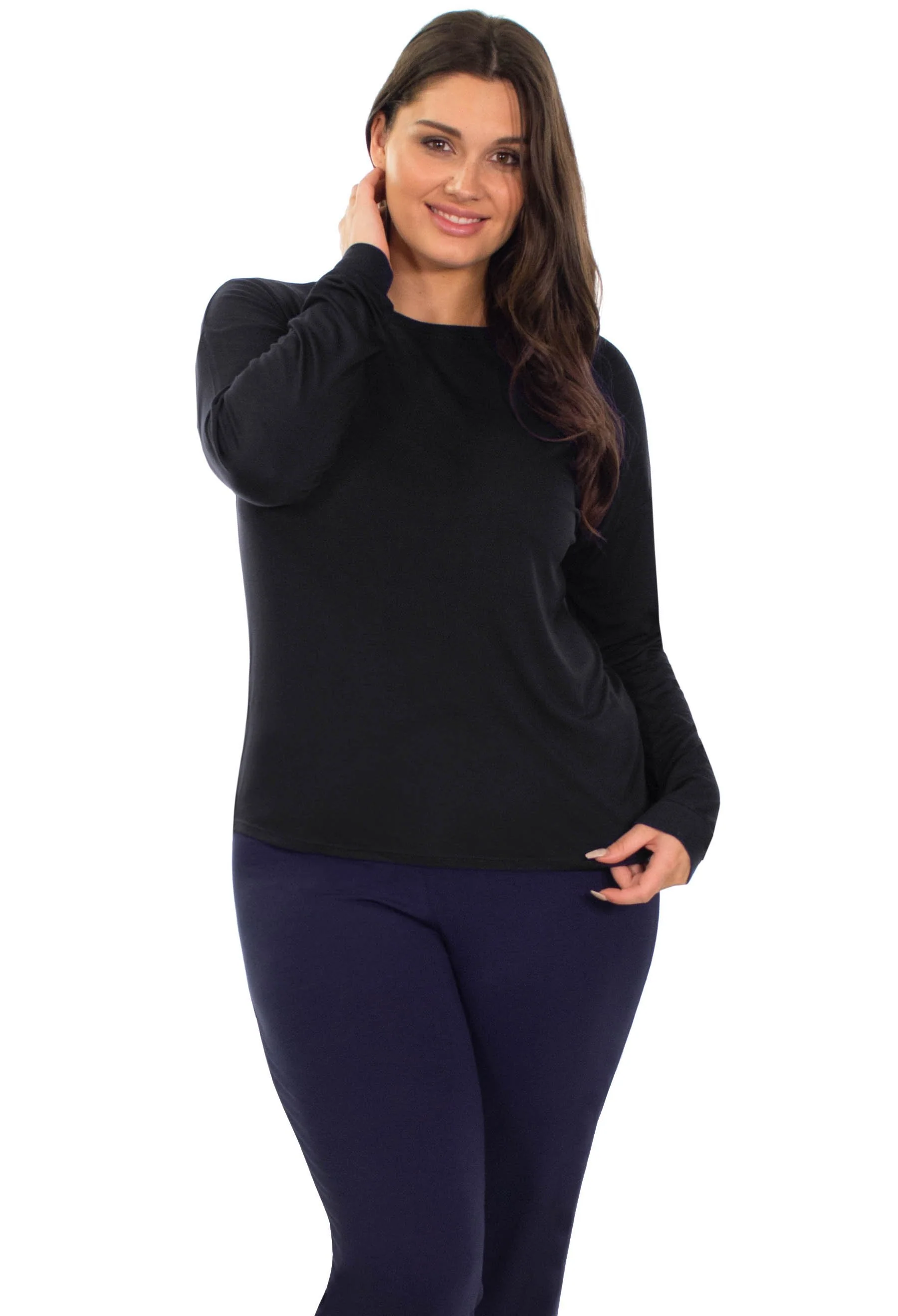 Bamboo Long Sleeve Pyjama Top - Image 8