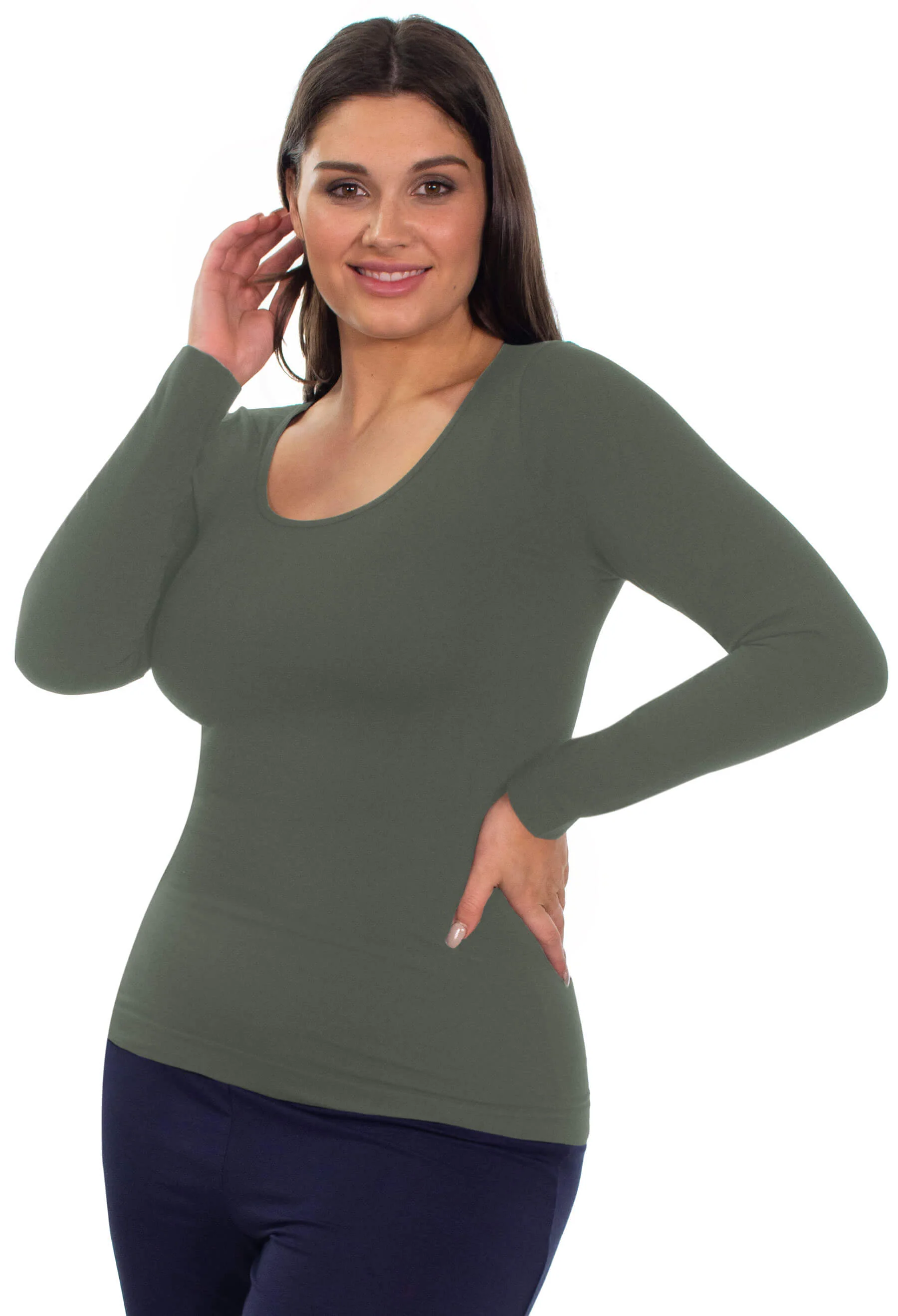 Bamboo Long Sleeve Top - Image 15