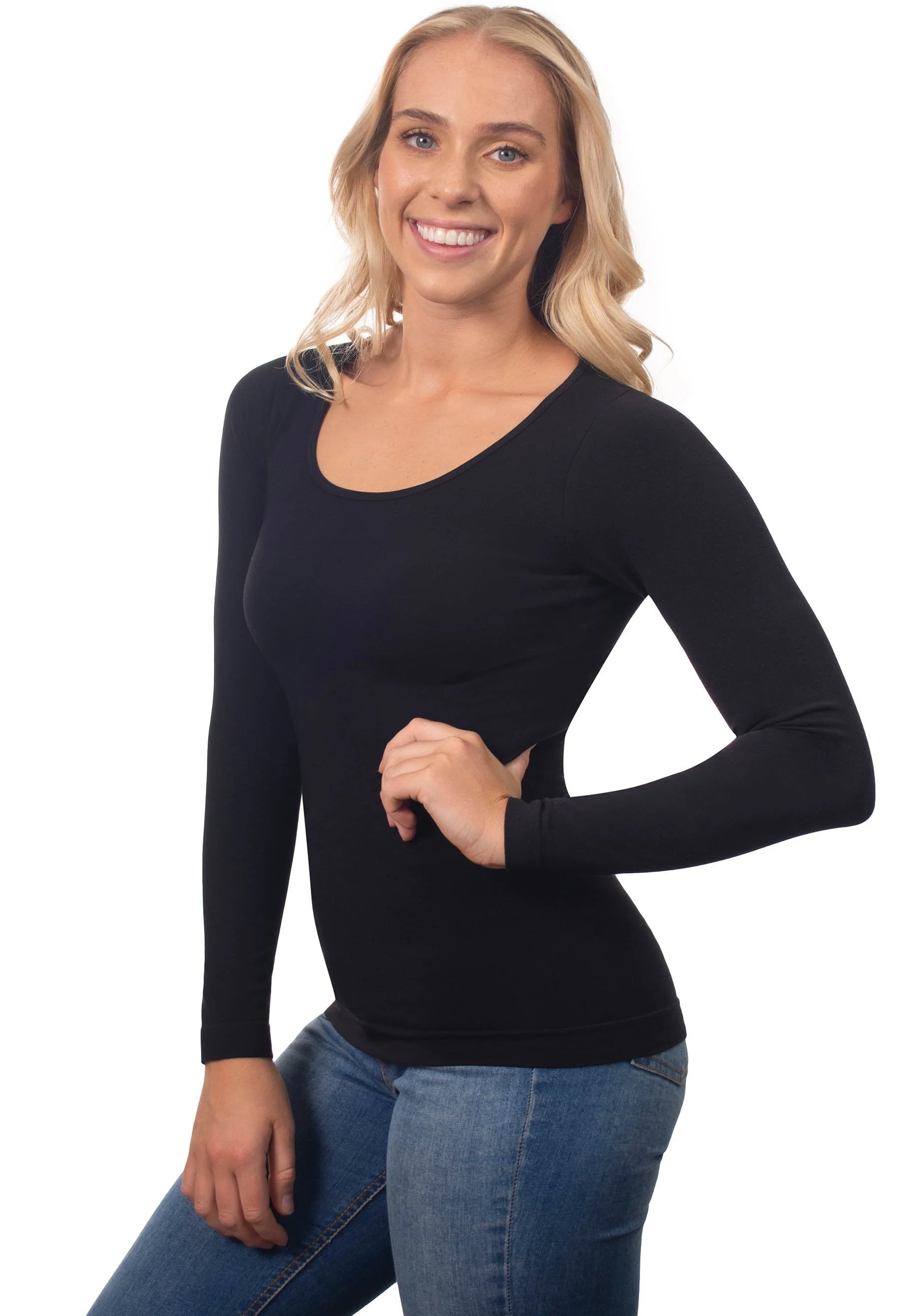 Bamboo Long Sleeve Top - Image 3