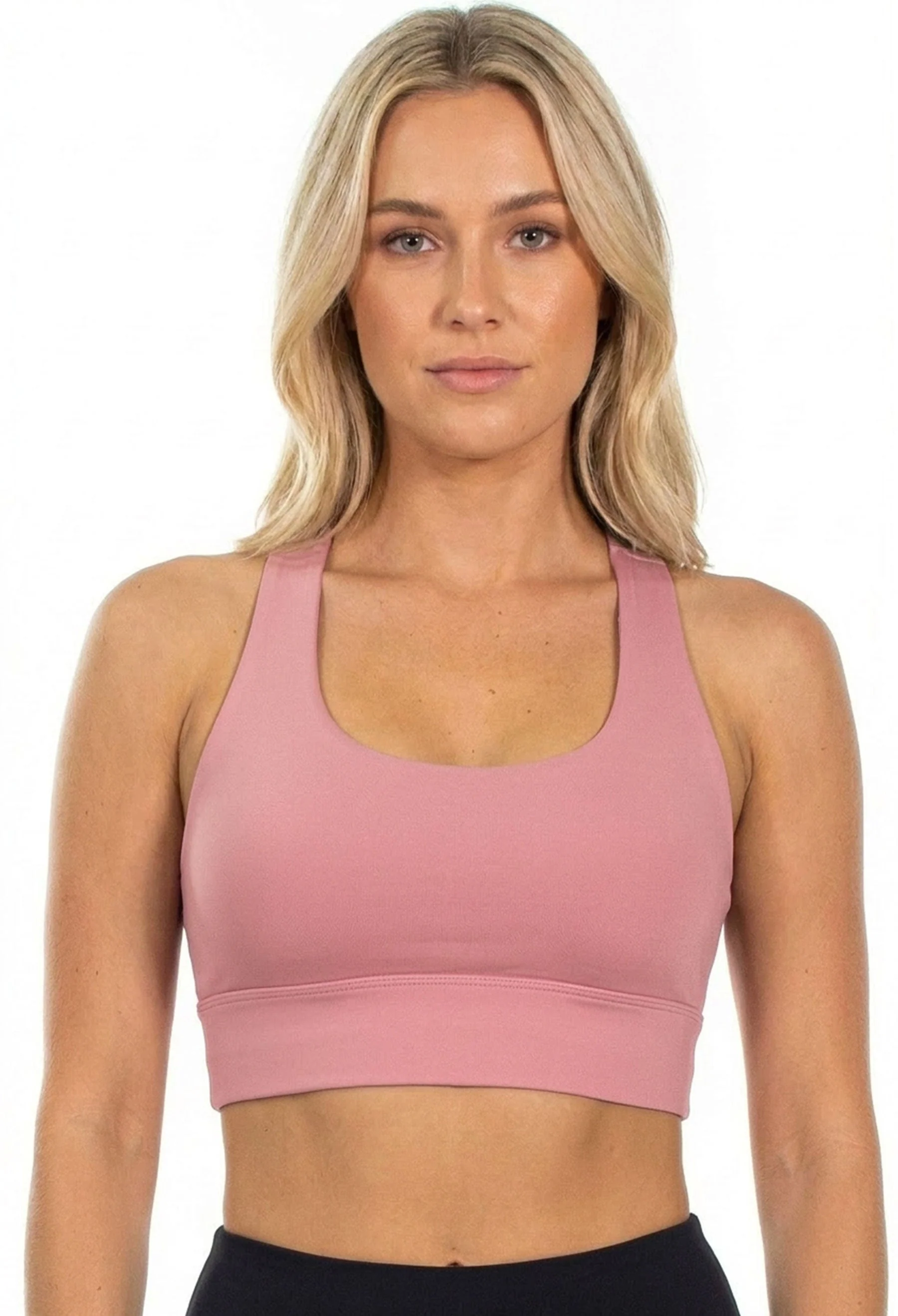 Push Up Sports Bra - Longline With Mesh Racer Back - 2 Pack - Image 14