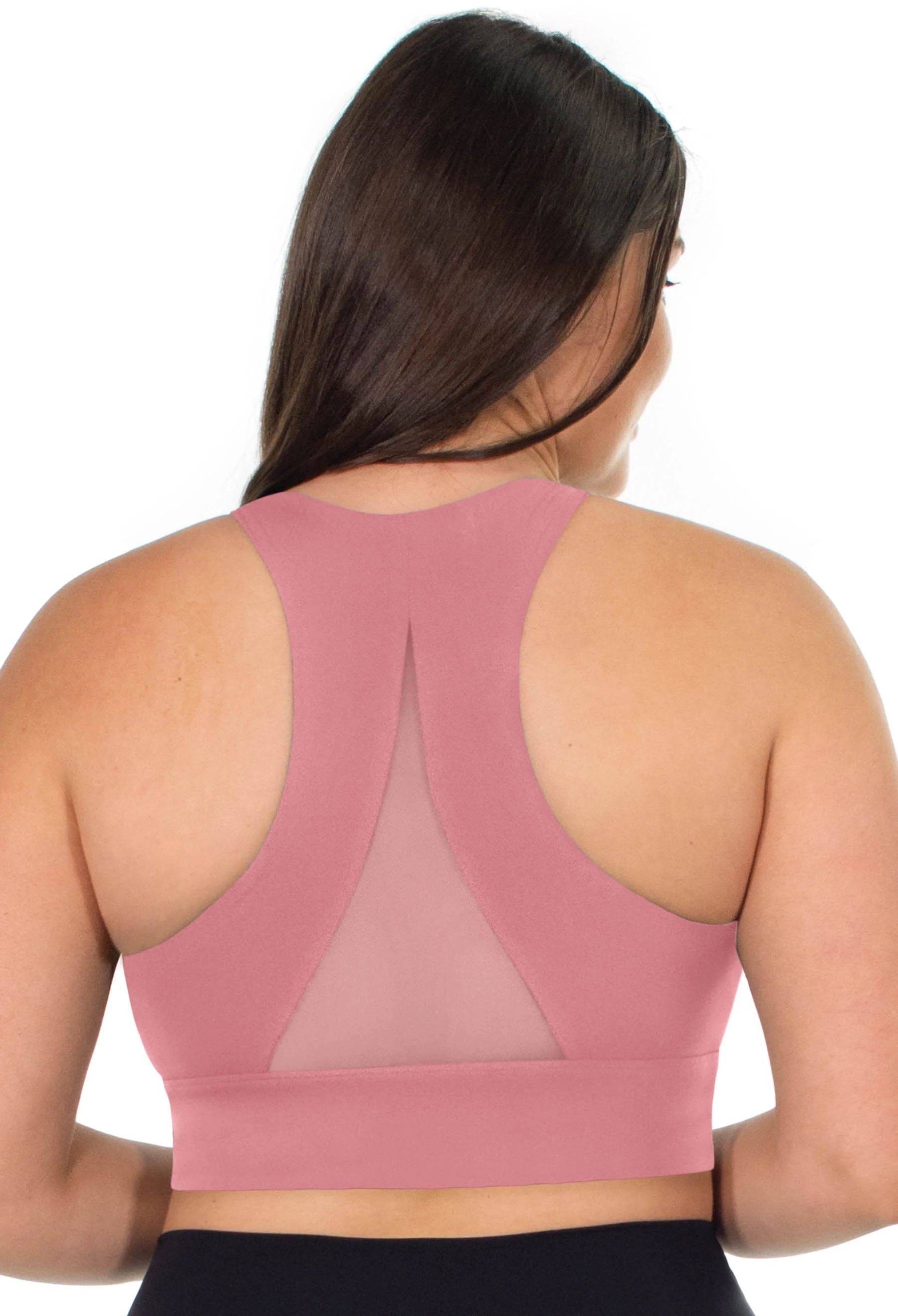 Push Up Sports Bra - Longline With Mesh Racer Back - 2 Pack - Image 18