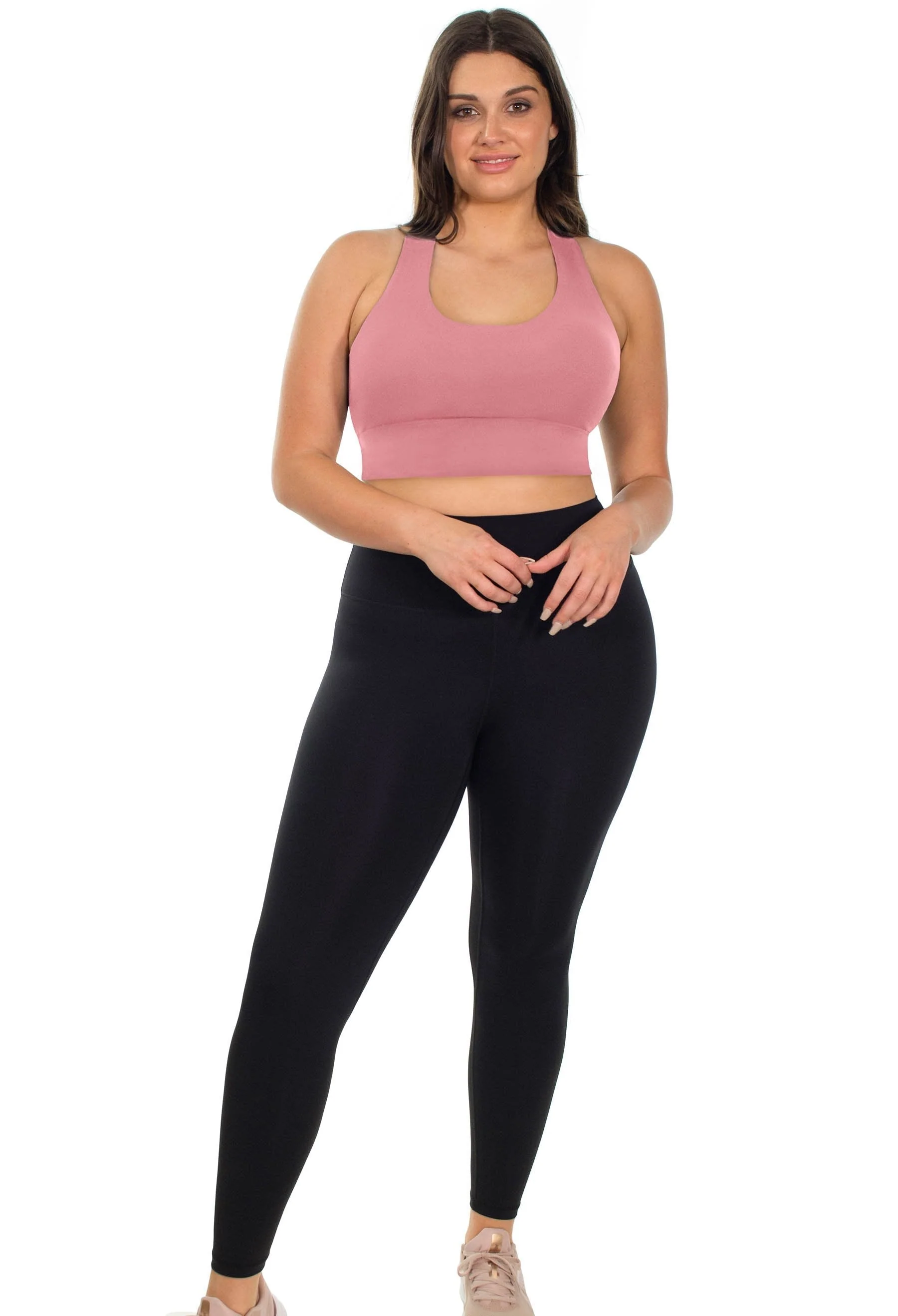 Push Up Sports Bra - Longline With Mesh Racer Back - 2 Pack - Image 20