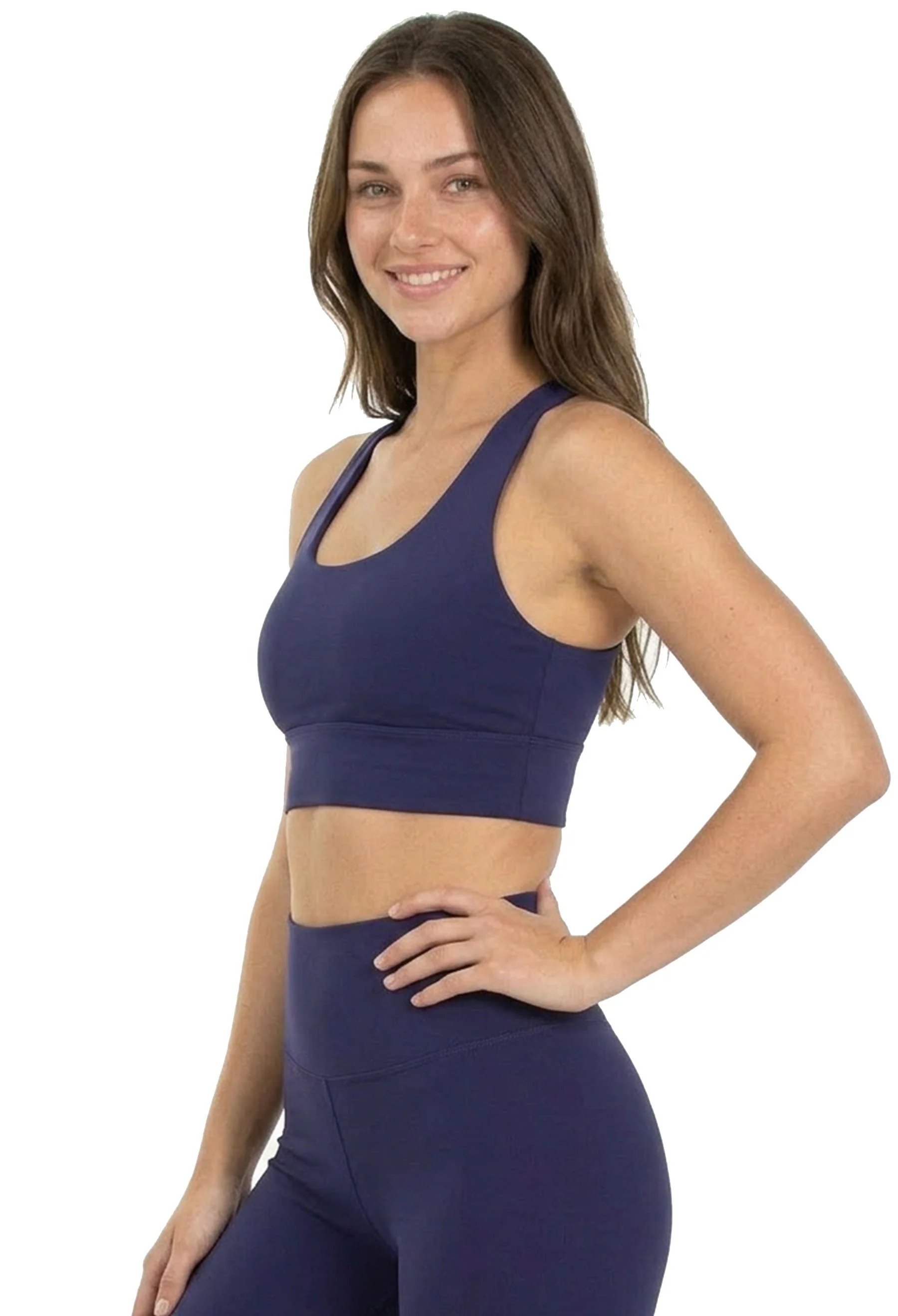 Push Up Sports Bra - Longline With Mesh Racer Back - 2 Pack - Image 9