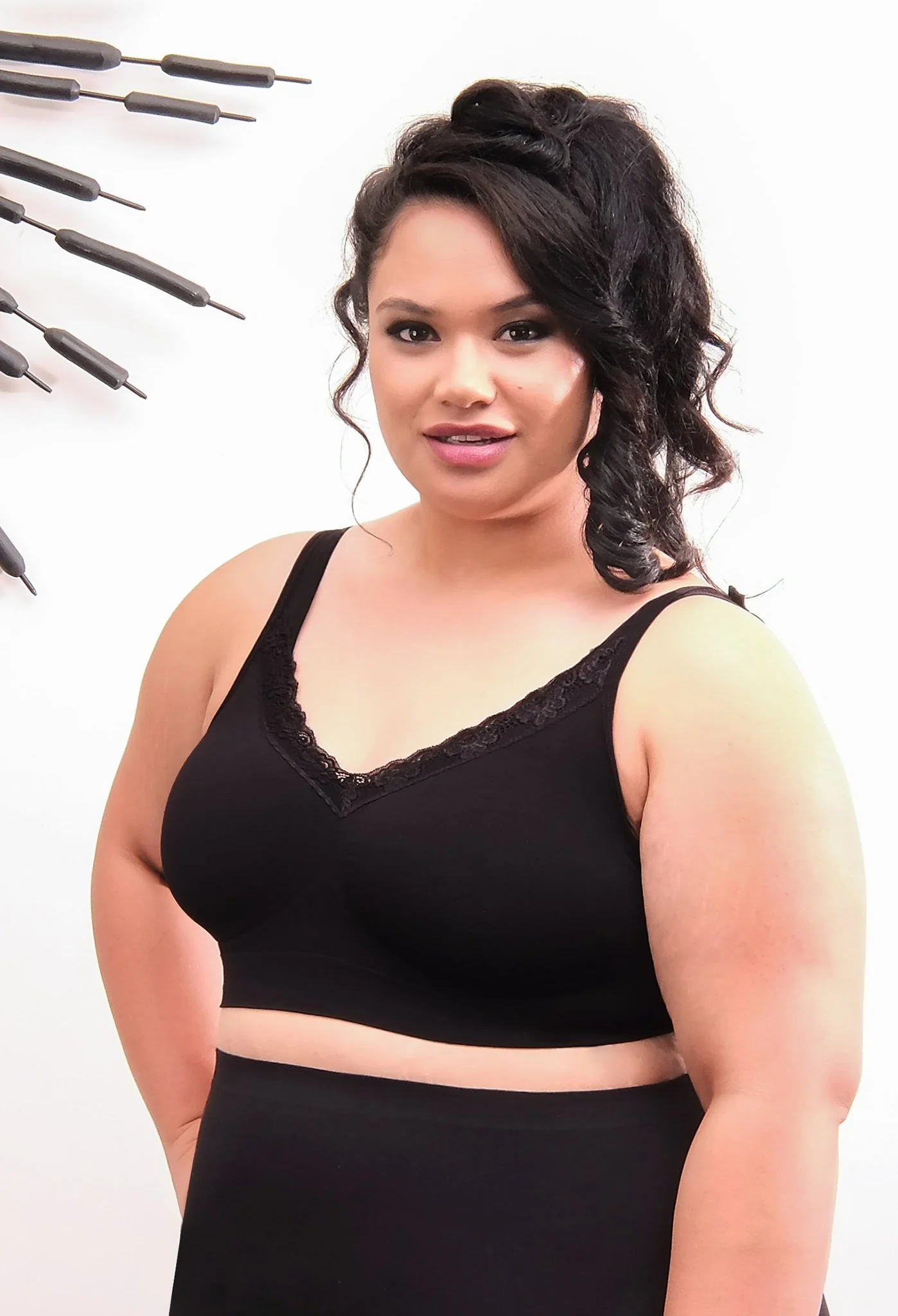 Lace Minimiser Wire Free Bra - Neutrals 3 Pack - Image 15