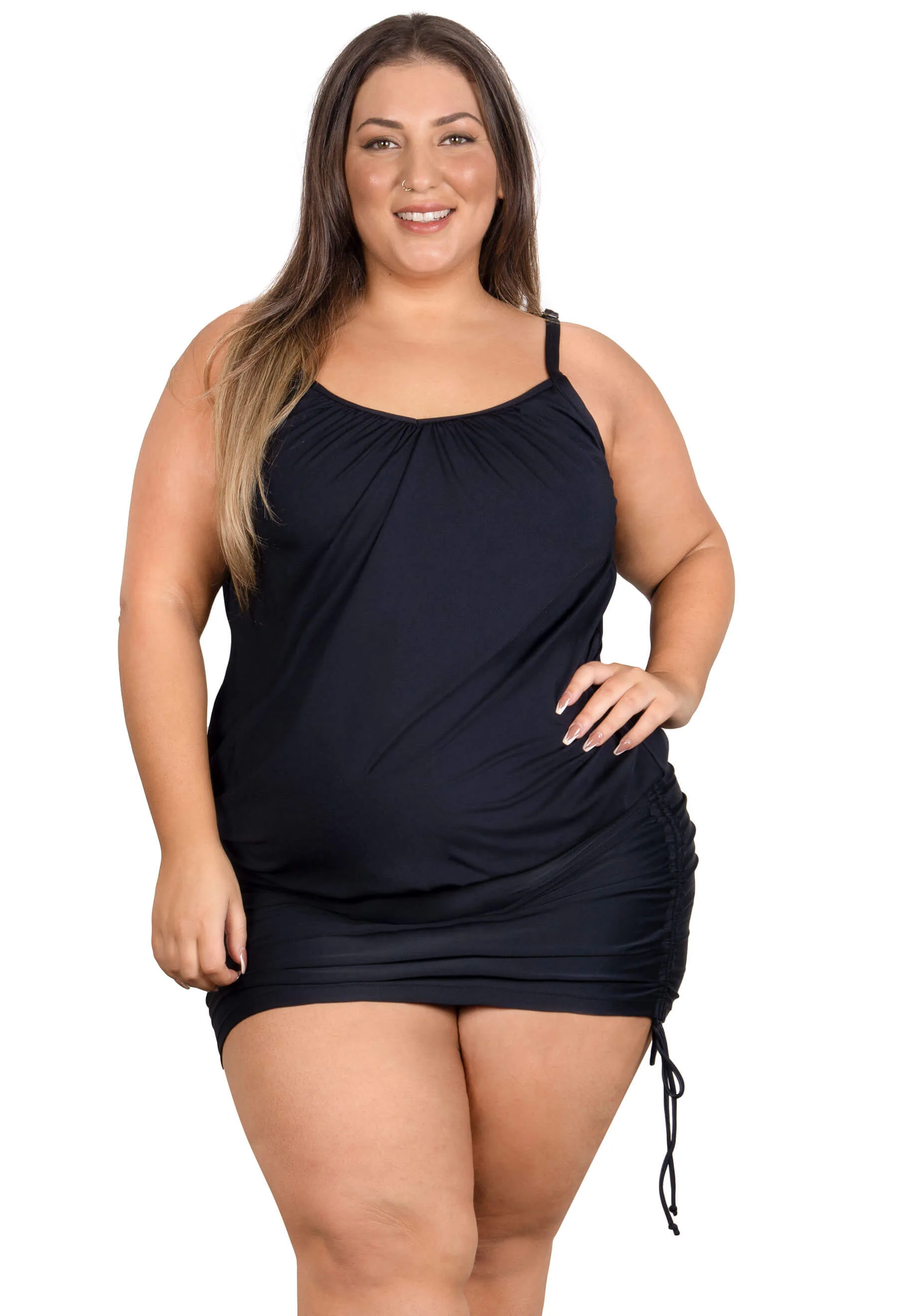Draped One-Piece Magic Swimsuit - Image 6