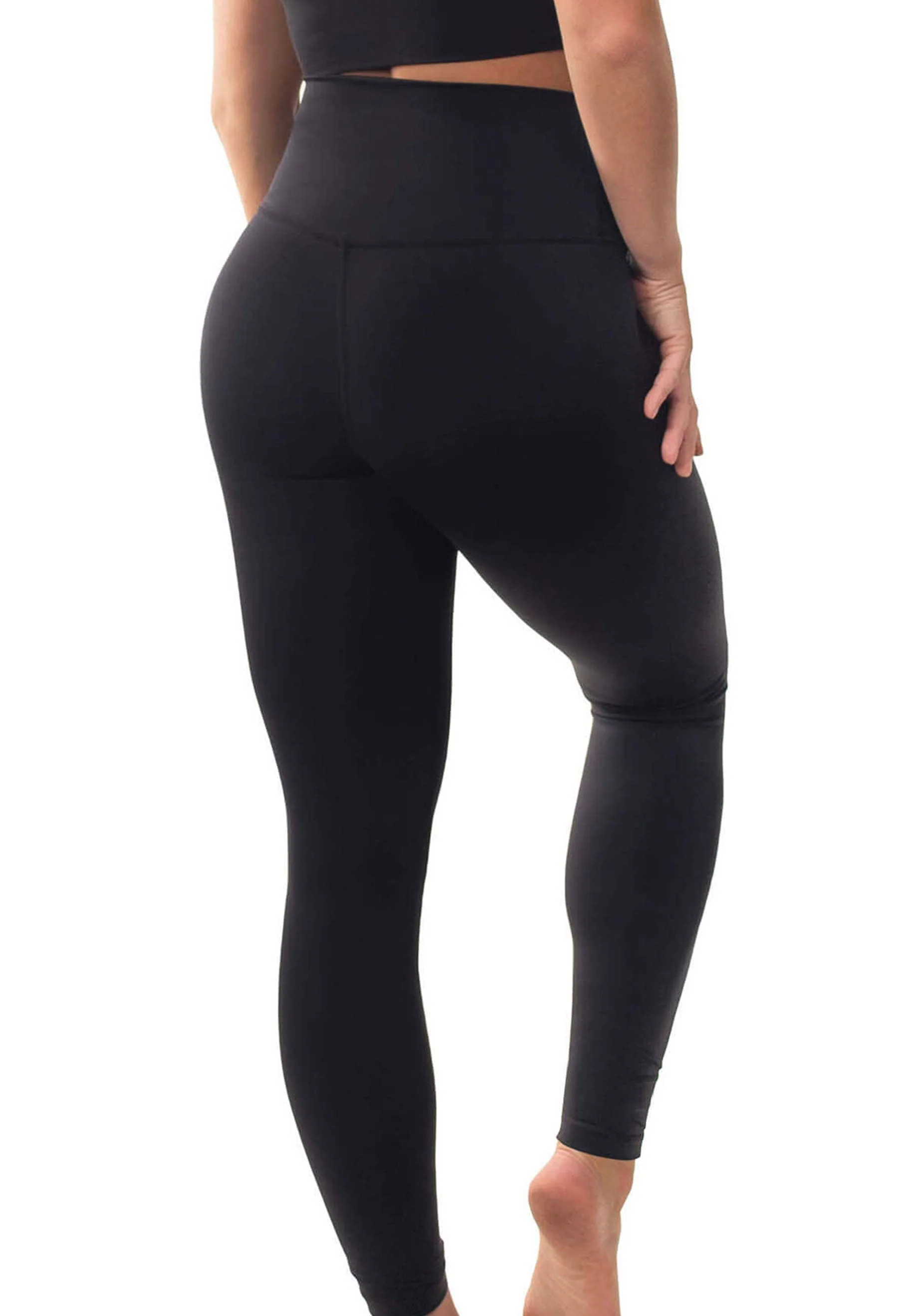 High Waisted Sleek Gym Leggings (Lint & Pet Hair Resistant) - Image 3