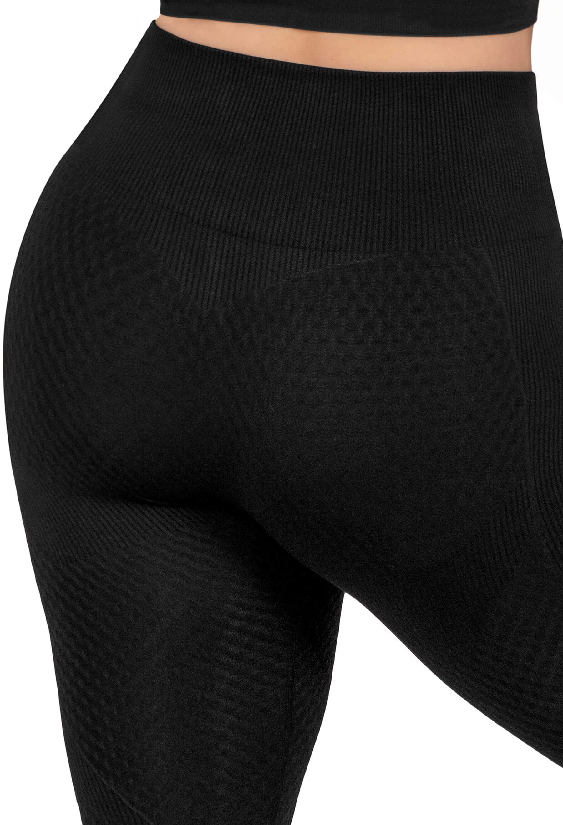 Honeycomb Contour Seamless Leggings - Image 14