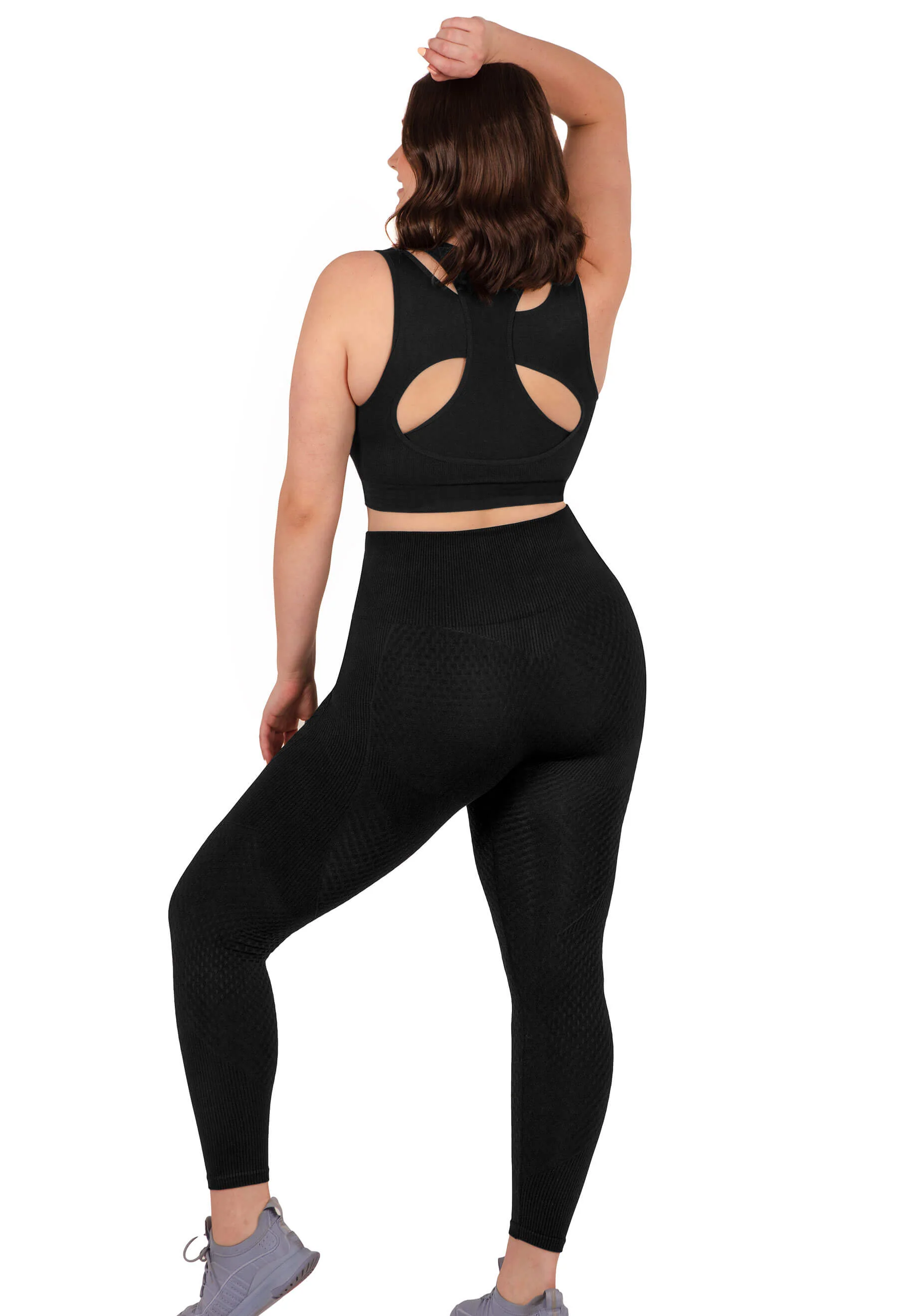 Honeycomb Contour Seamless Leggings - Image 15