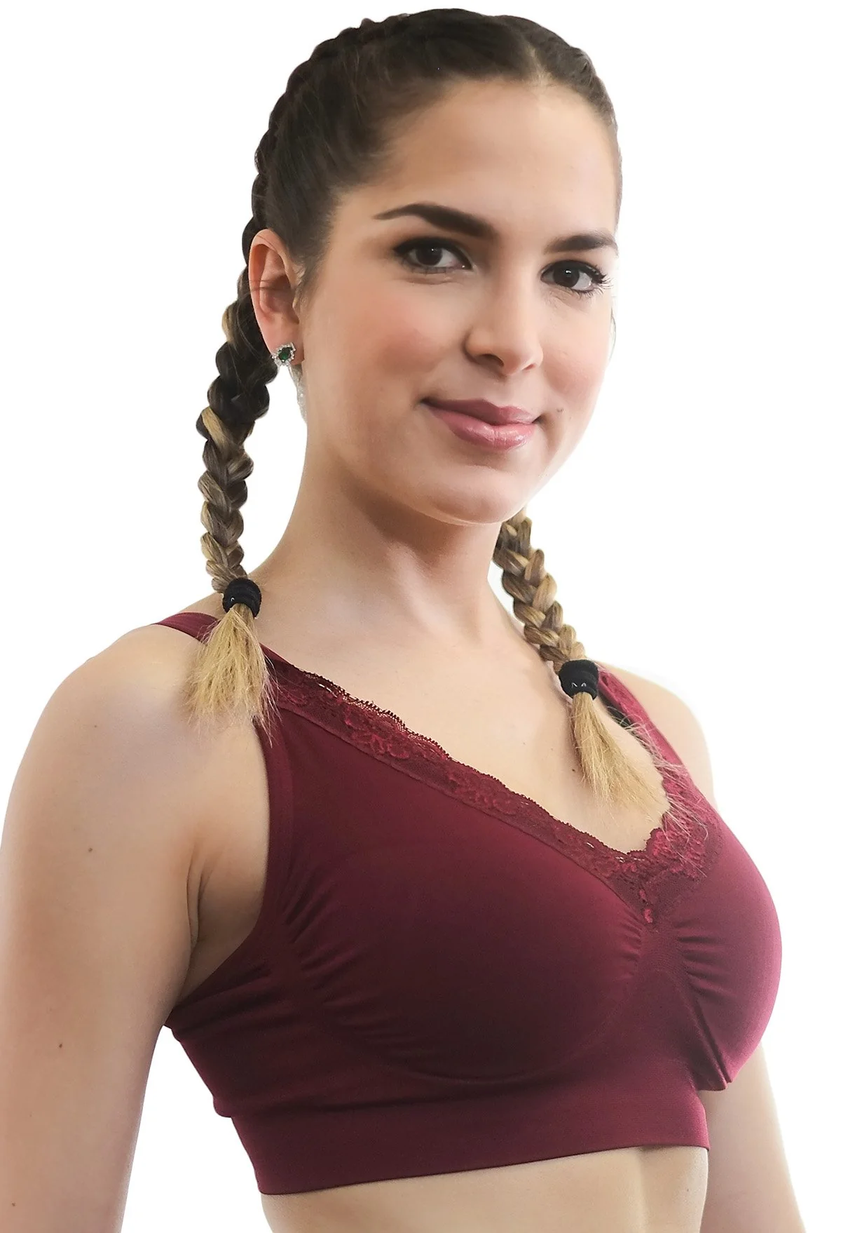 Lace Minimiser Wire Free Bra - Image 13