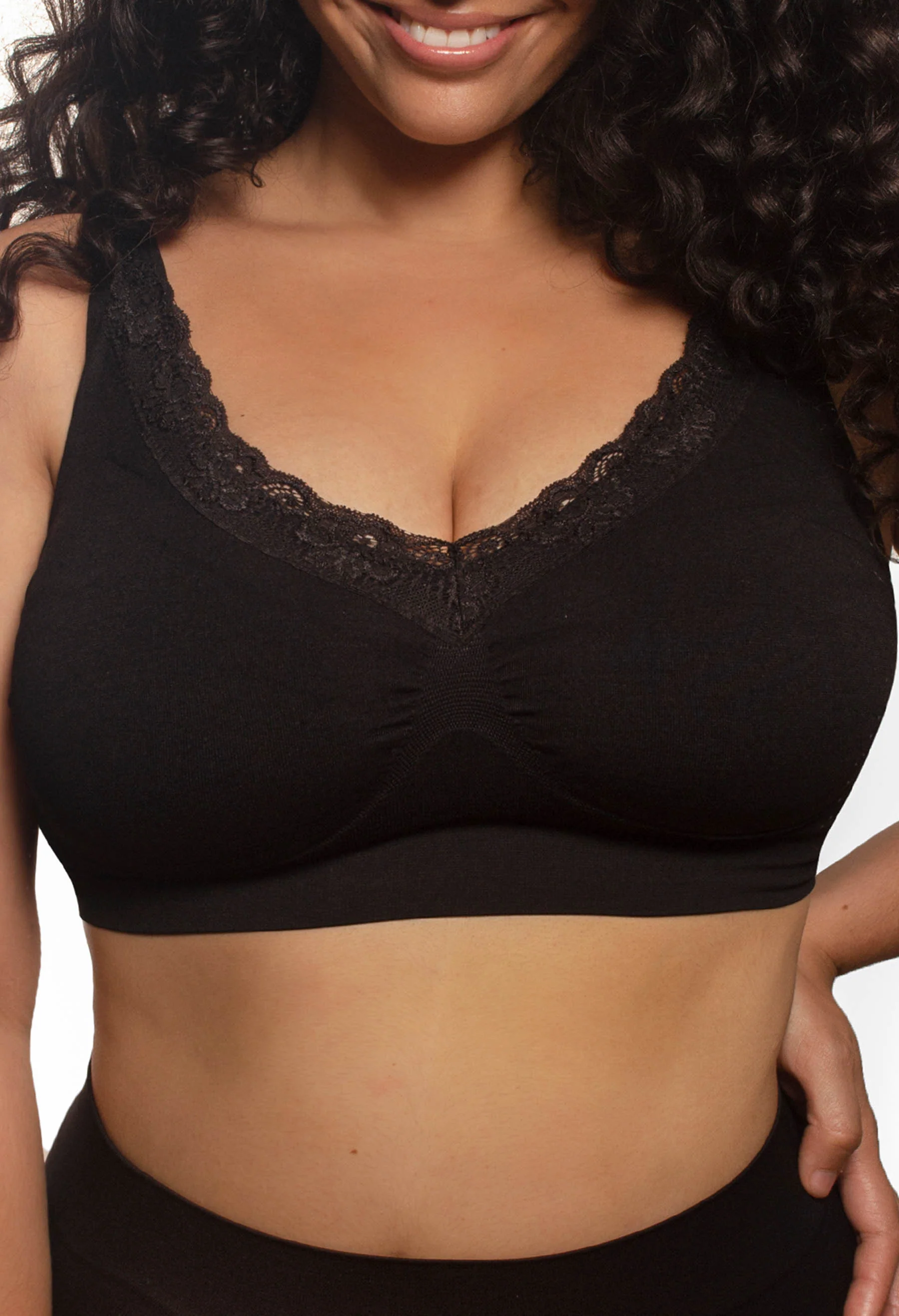 Lace Minimiser Wire Free Bra - Image 3