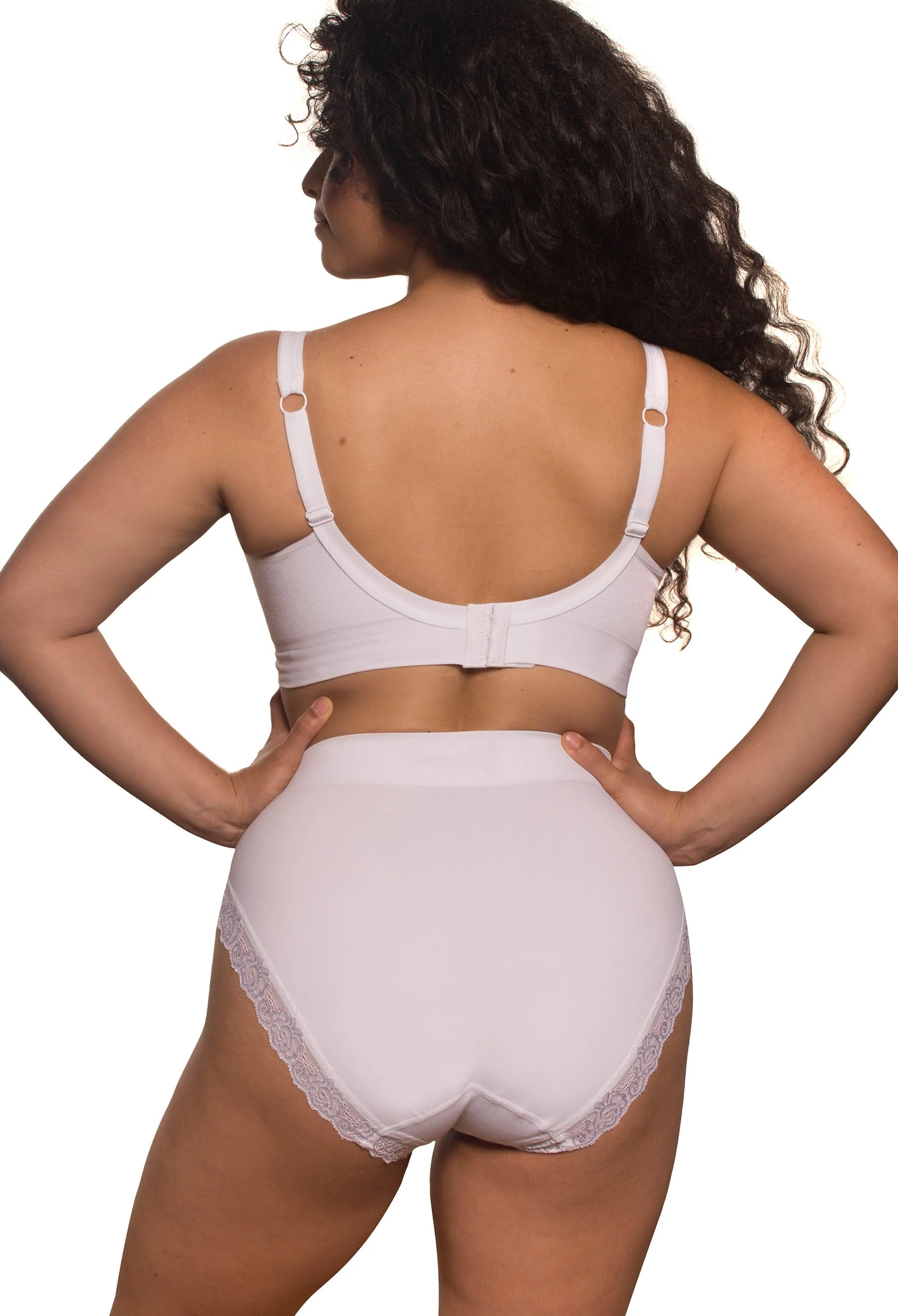 Lace Minimiser Wire Free Bra - Fancy 3 Pack - Image 8