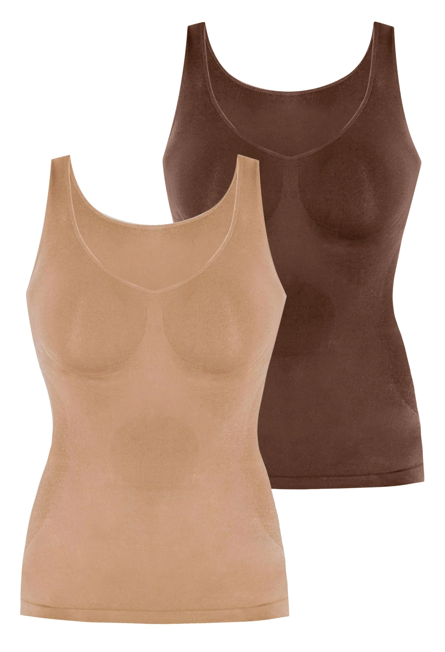 Tan Magic Shaping Tank - 2 Pack - Image 7