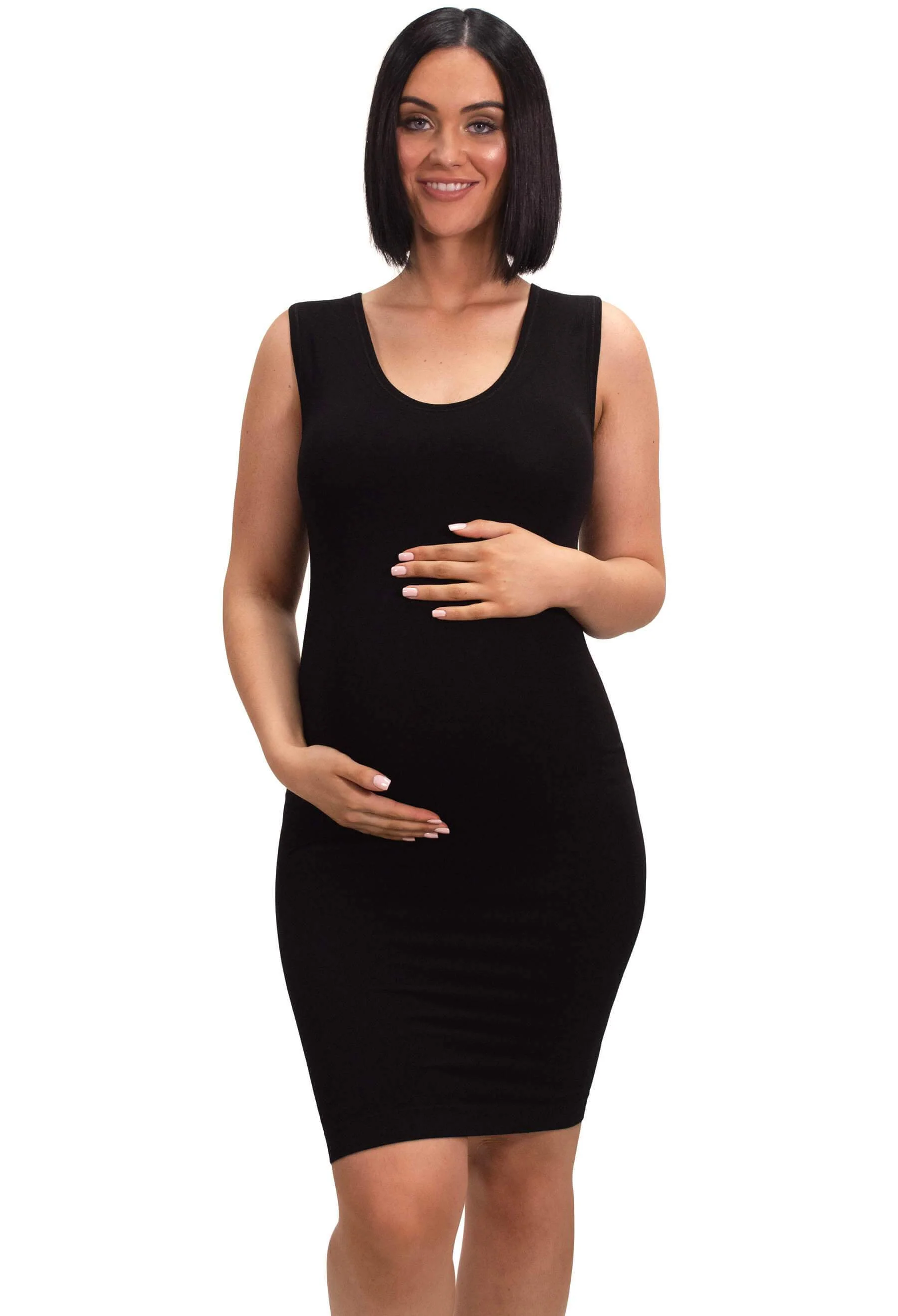 Maternity Bamboo Tank Dress - Image 5