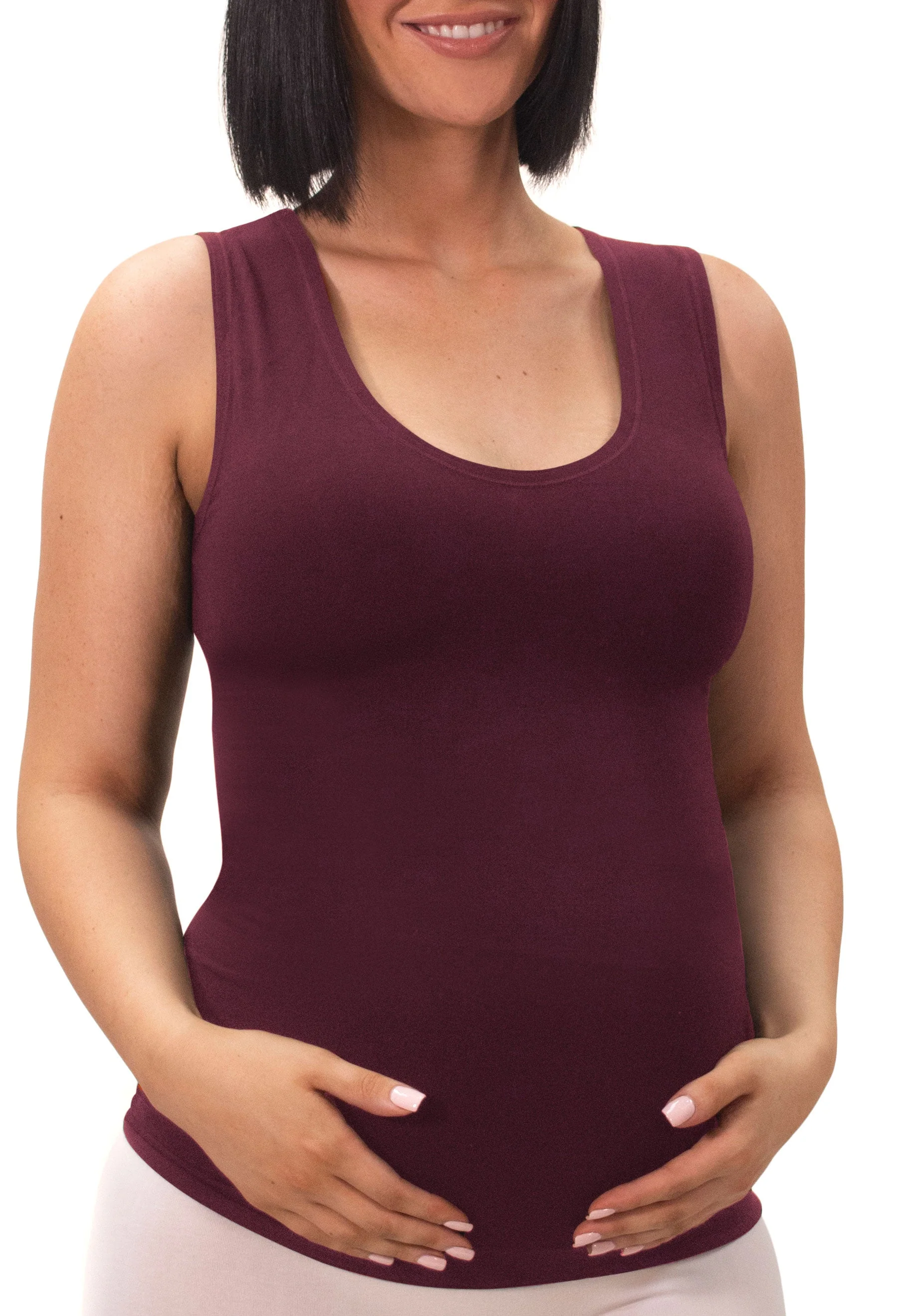 Maternity Bamboo Tank Top - Image 4