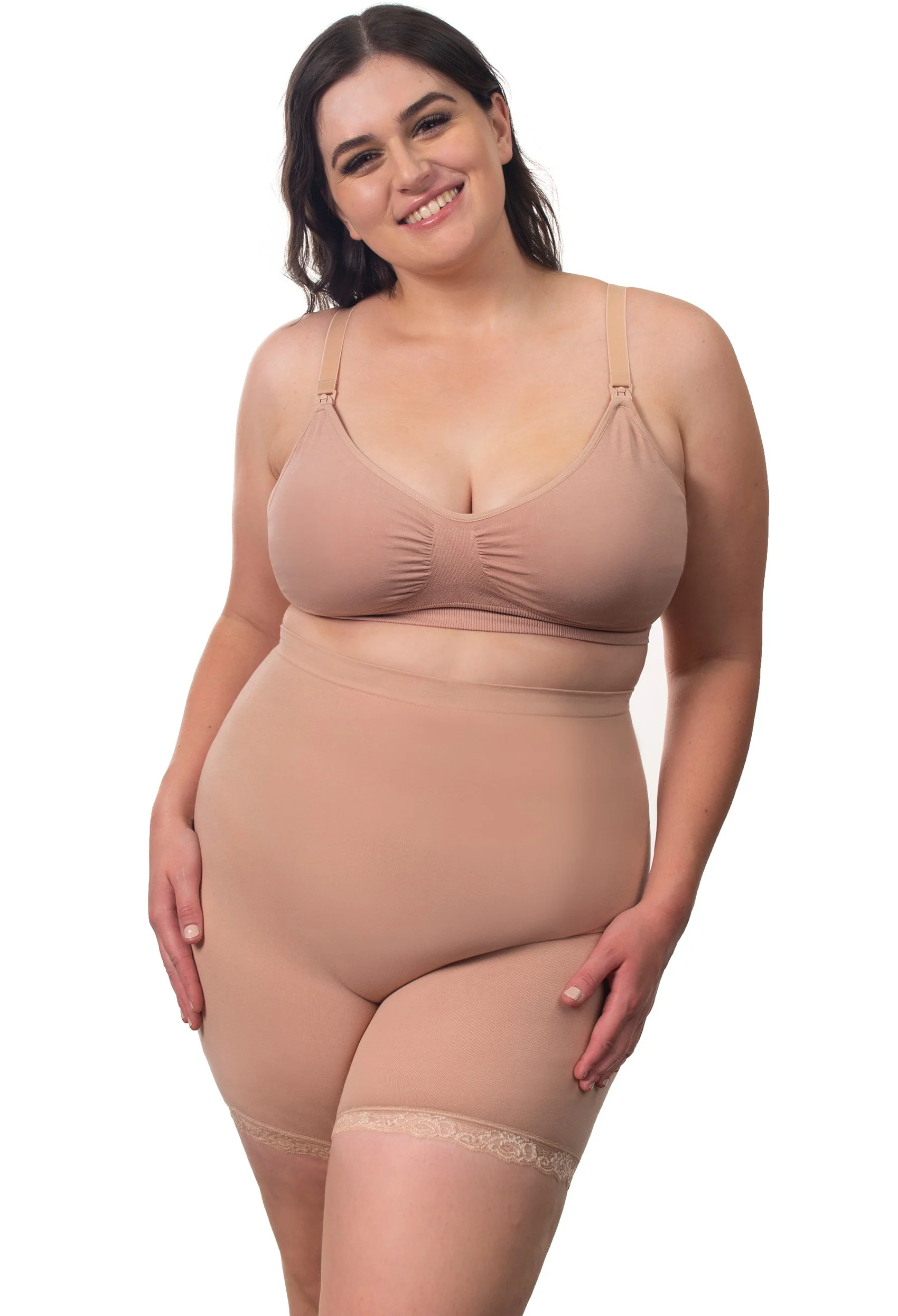 Anti Chafing High Rise Petite Cotton Rich Shorts - Image 4