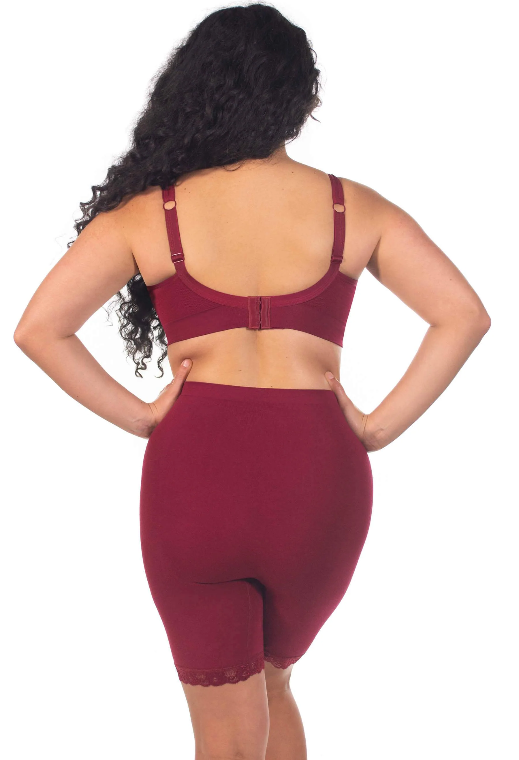 Anti Chafing High Rise Long Cotton Rich Shorts - Image 14