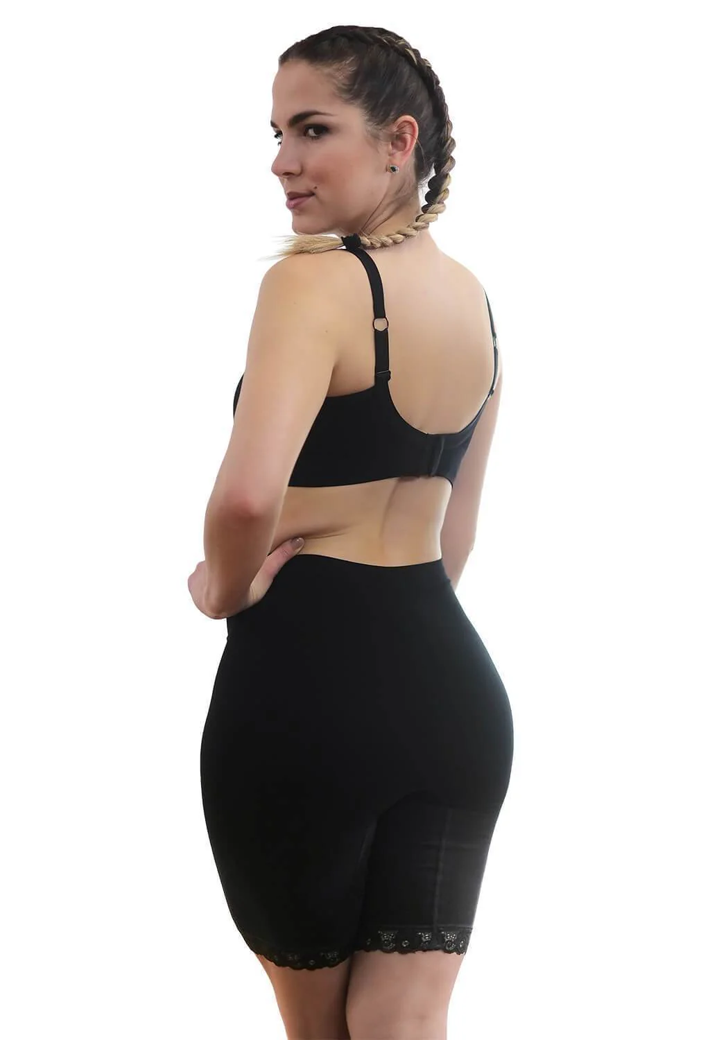 Anti Chafing High Rise Long Cotton Rich Shorts - Image 18