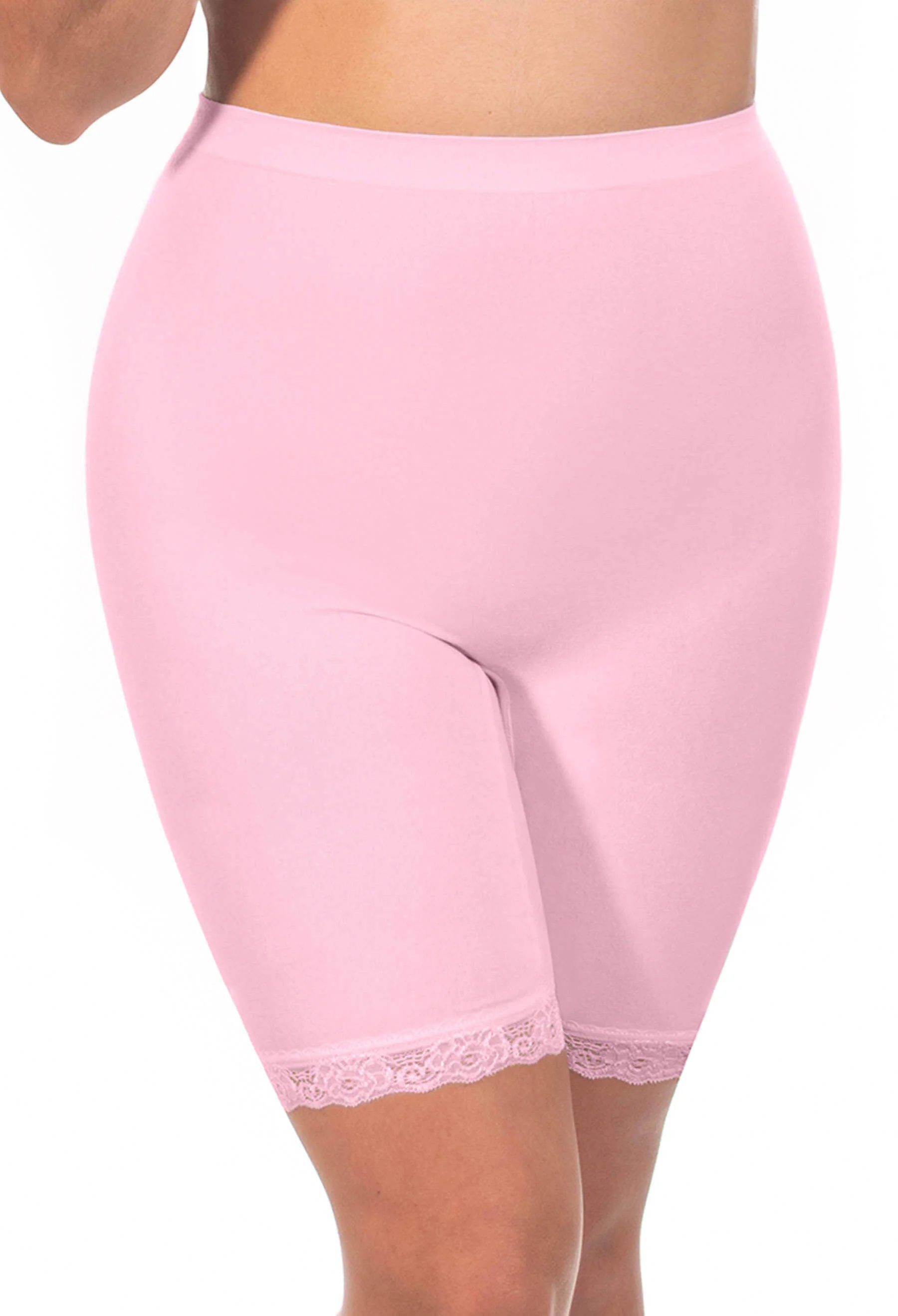 Anti Chafing High Rise Long Cotton Rich Shorts - Image 21