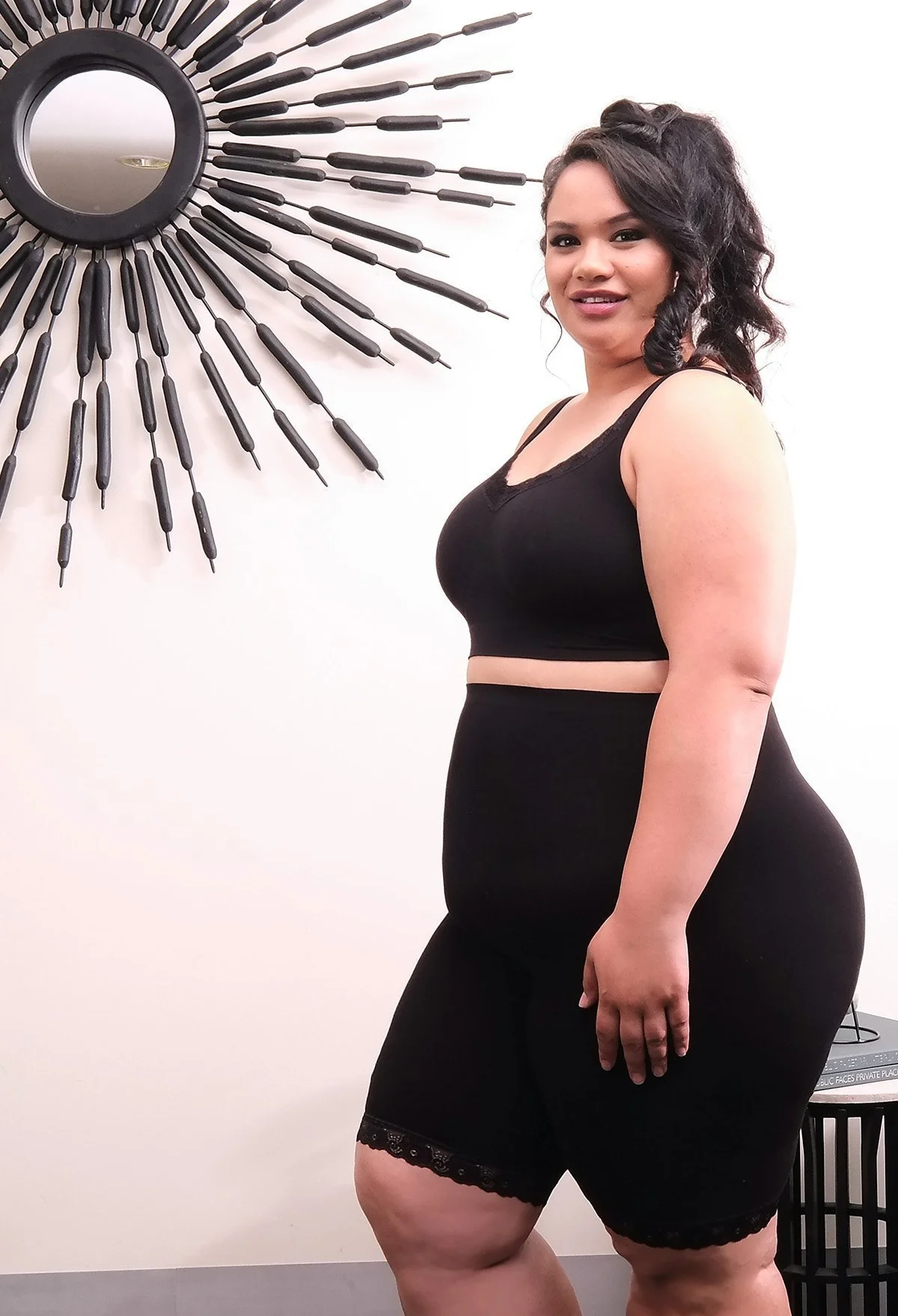 Anti Chafing High Rise Long Cotton Rich Shorts - 3 Pack - Image 16