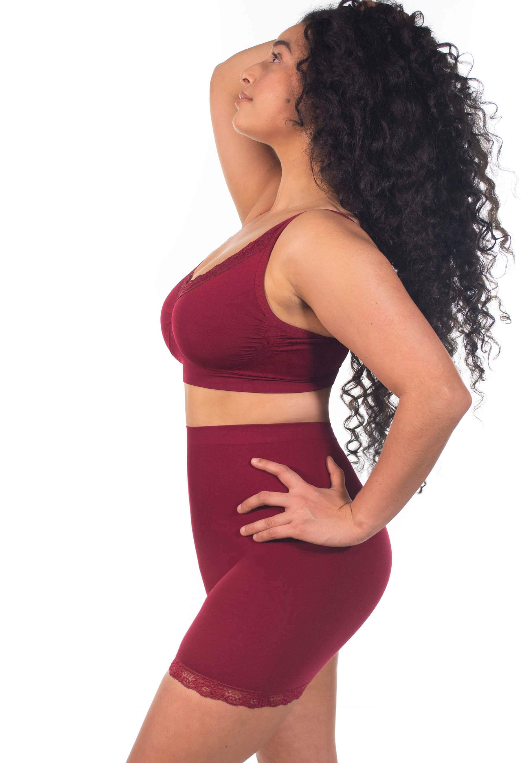 Anti Chafing High Rise Petite Cotton Rich Shorts - Image 17