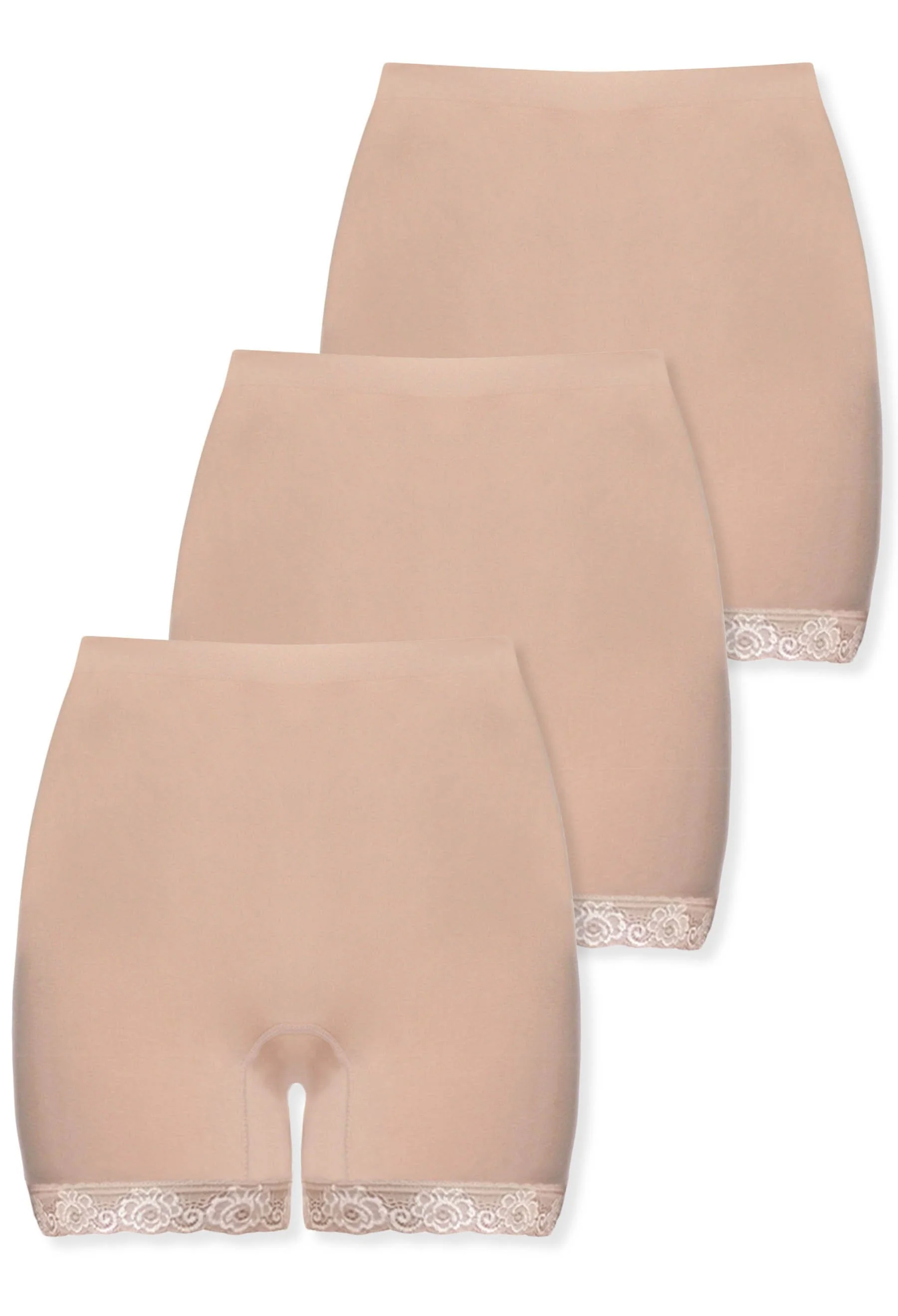 Anti Chafing High Rise Petite Cotton Rich Shorts - 3 Pack - Image 14