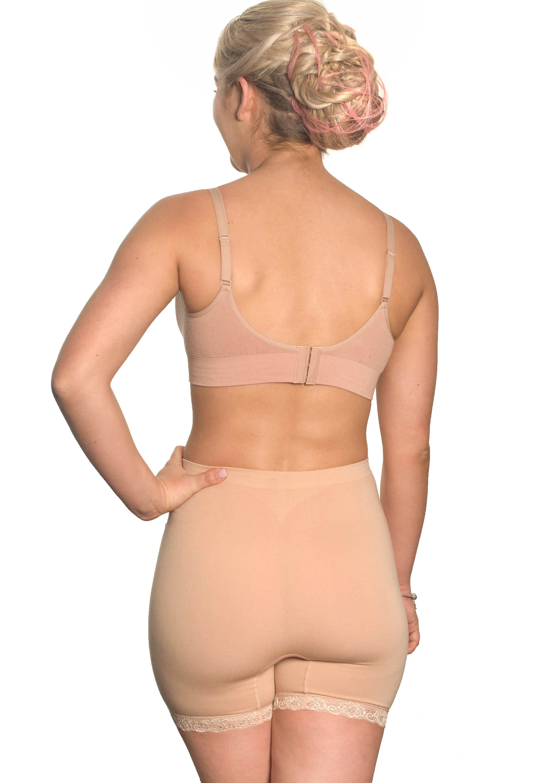 Anti Chafing High Rise Petite Cotton Rich Shorts - 3 Pack - Image 4