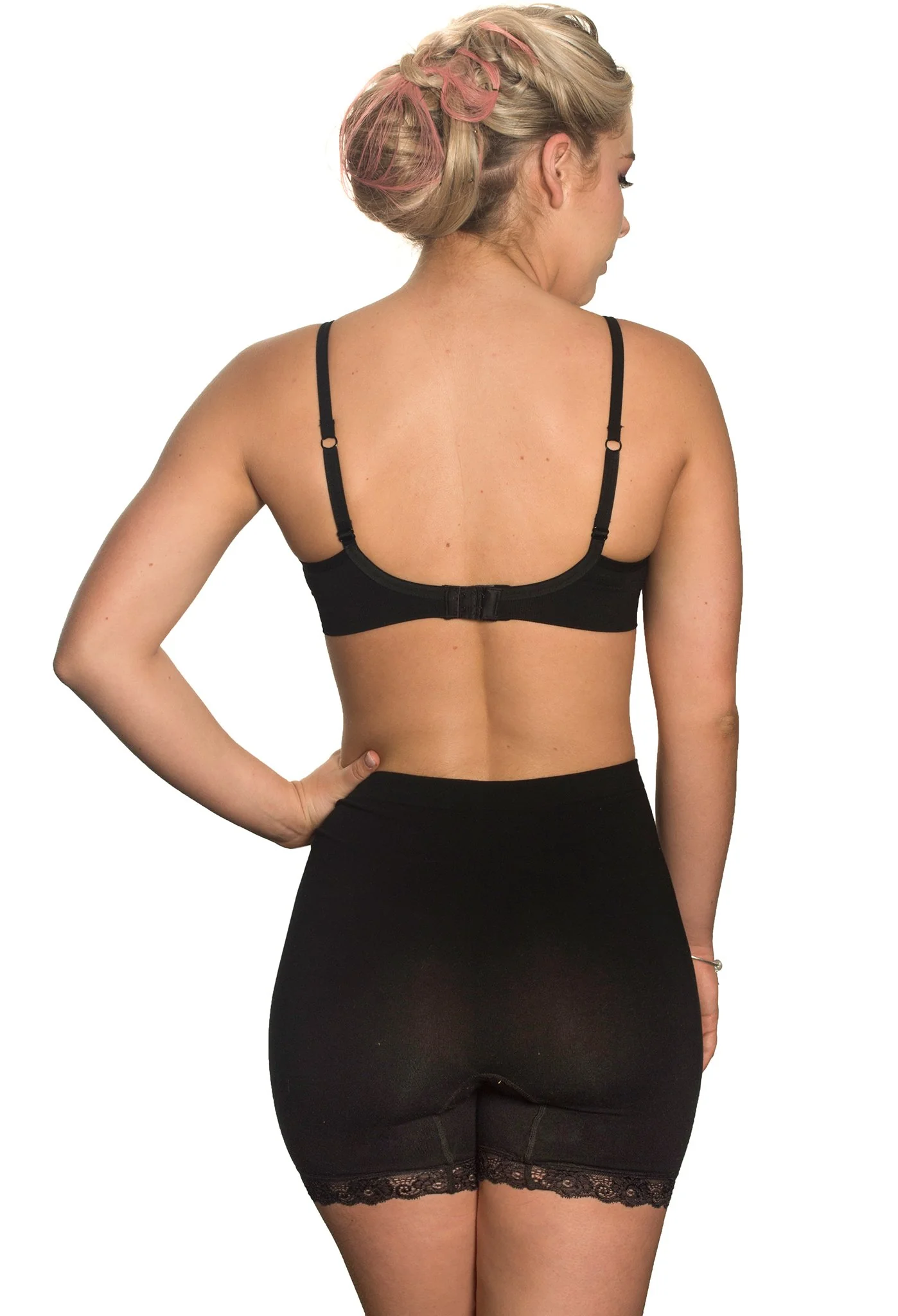 Anti Chafing High Rise Petite Cotton Rich Shorts - Image 8