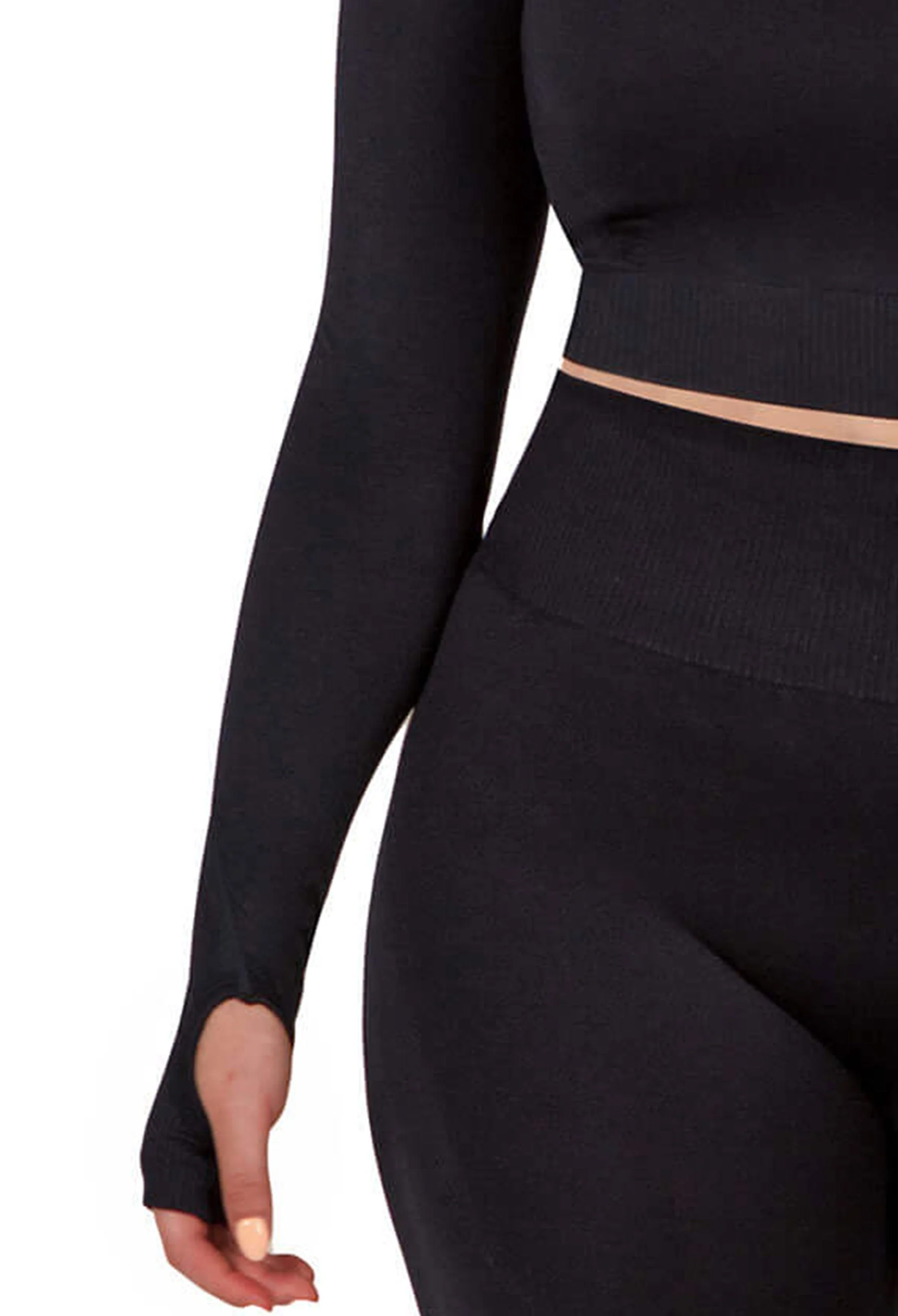 Seamless Long Sleeve Crop Top - Image 9