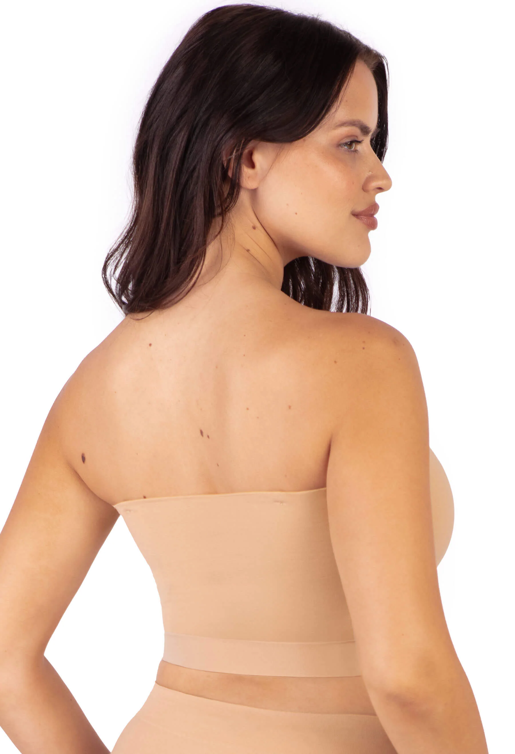 Sleek Bandeau Top with Silicone Bra Pads - Image 4