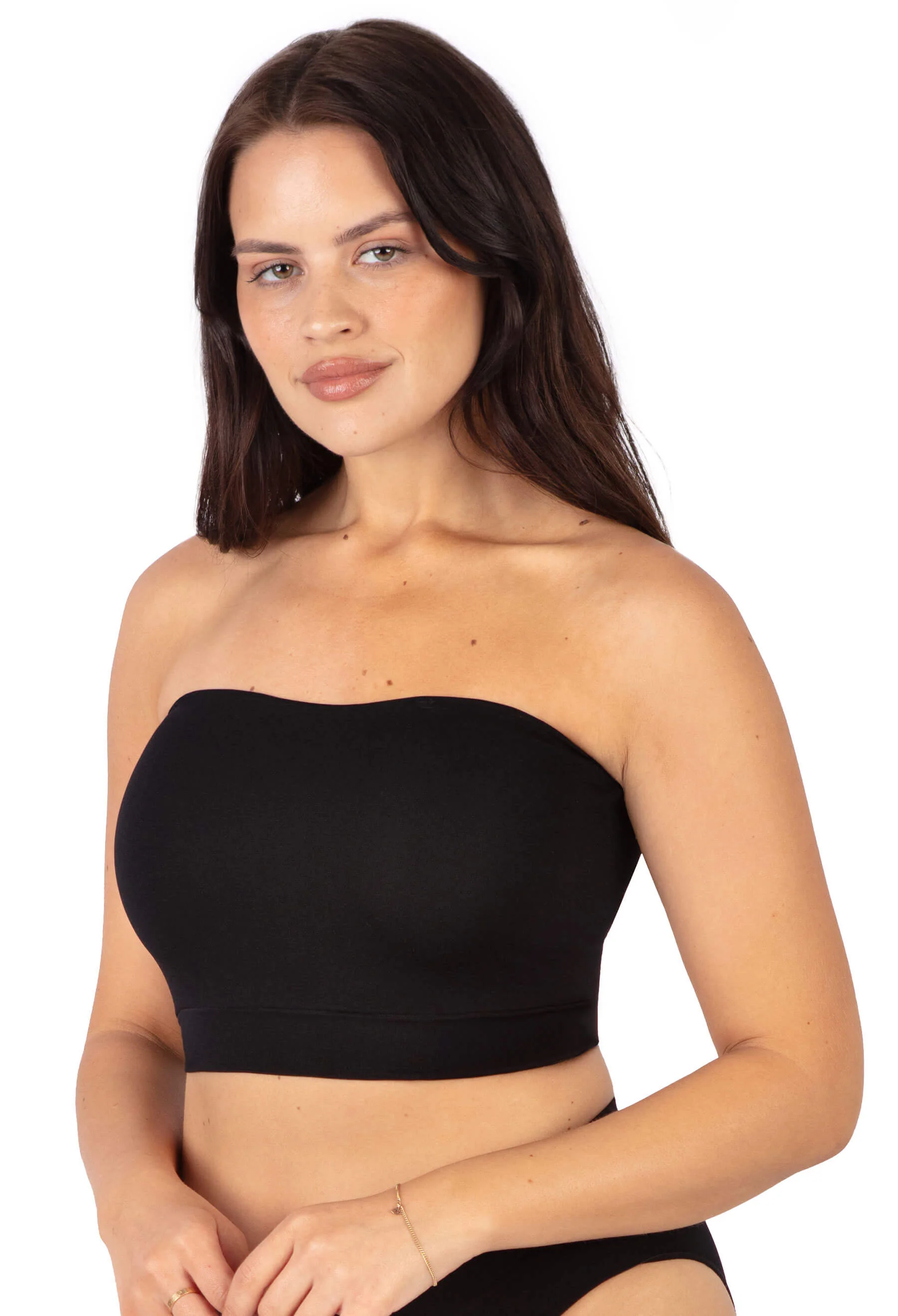 Sleek Bandeau Top with Silicone Bra Pads - Image 7