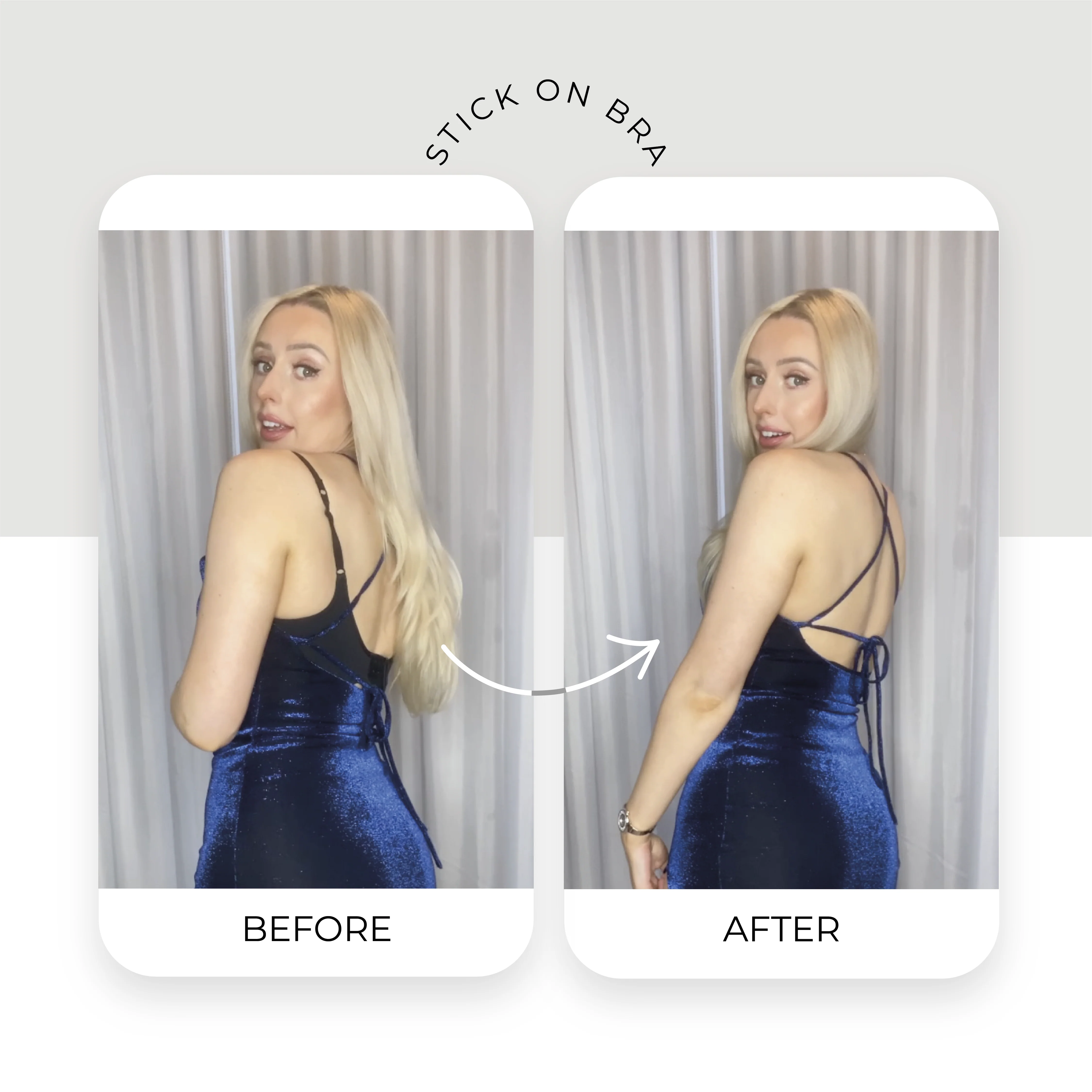 Sleek Stick On Bra Set - Image 5