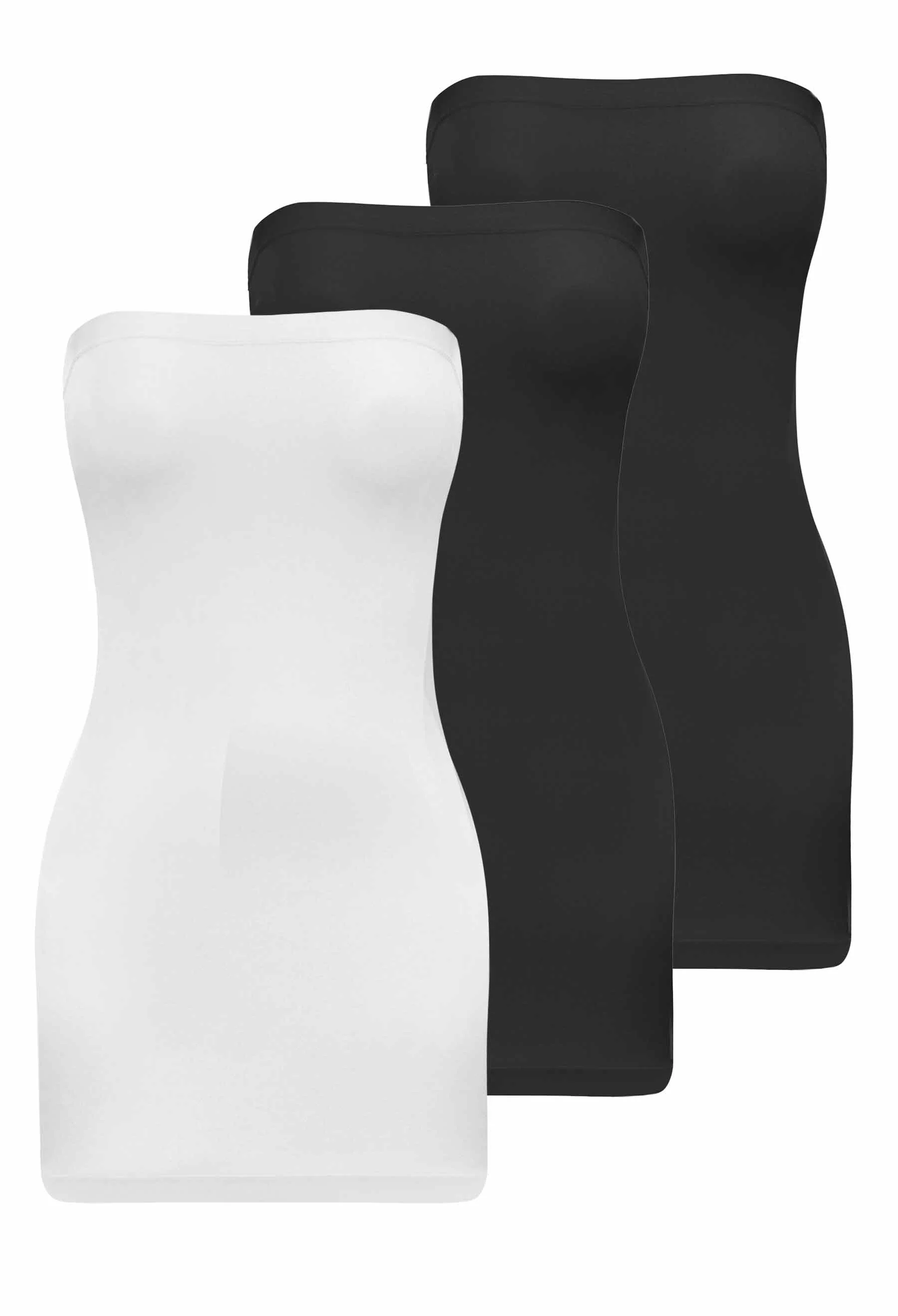 Strapless Mini Slip/Skirt - 3 Pack - Image 14