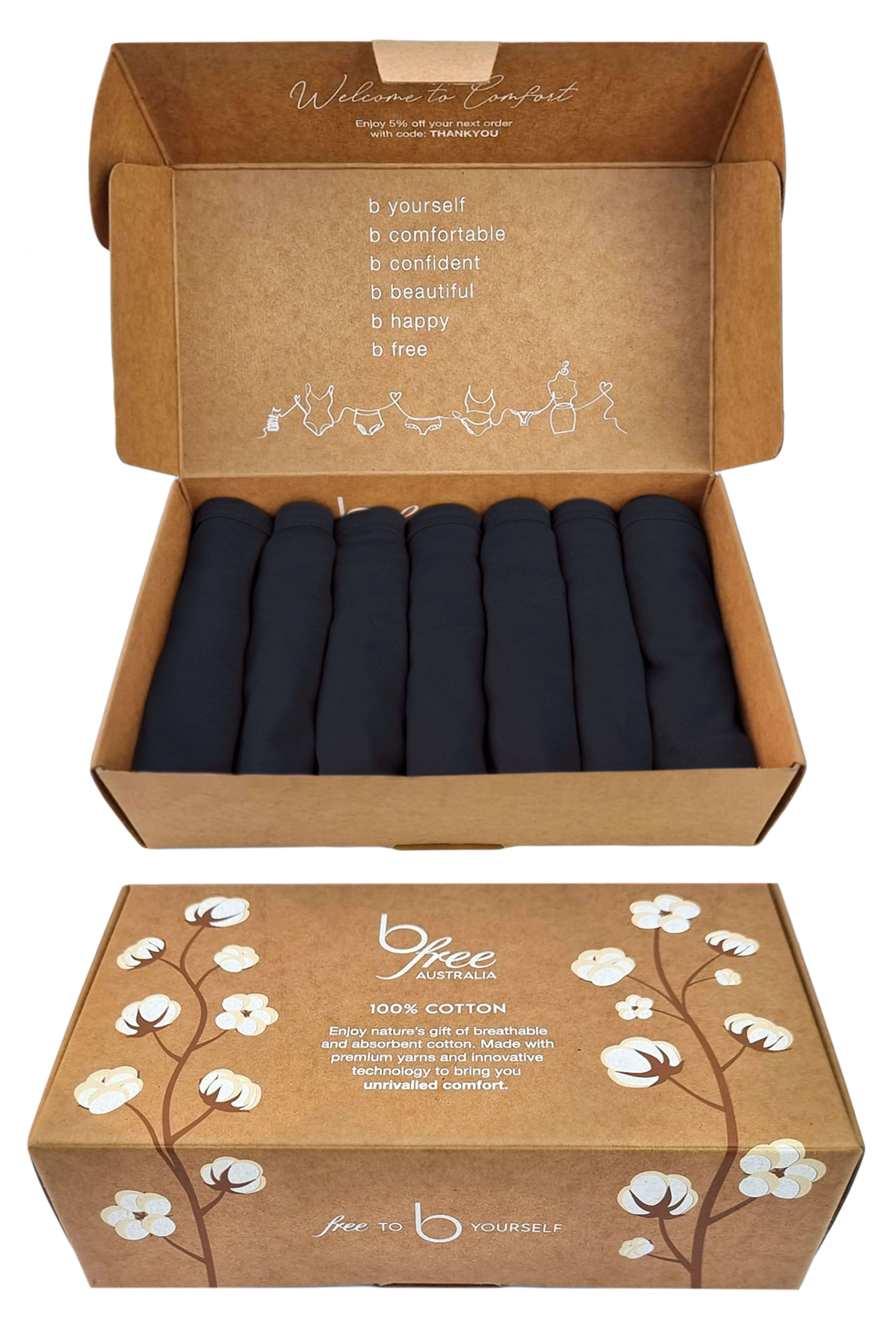 Superfine 100% Cotton High Cut - 7 Pack - Image 10