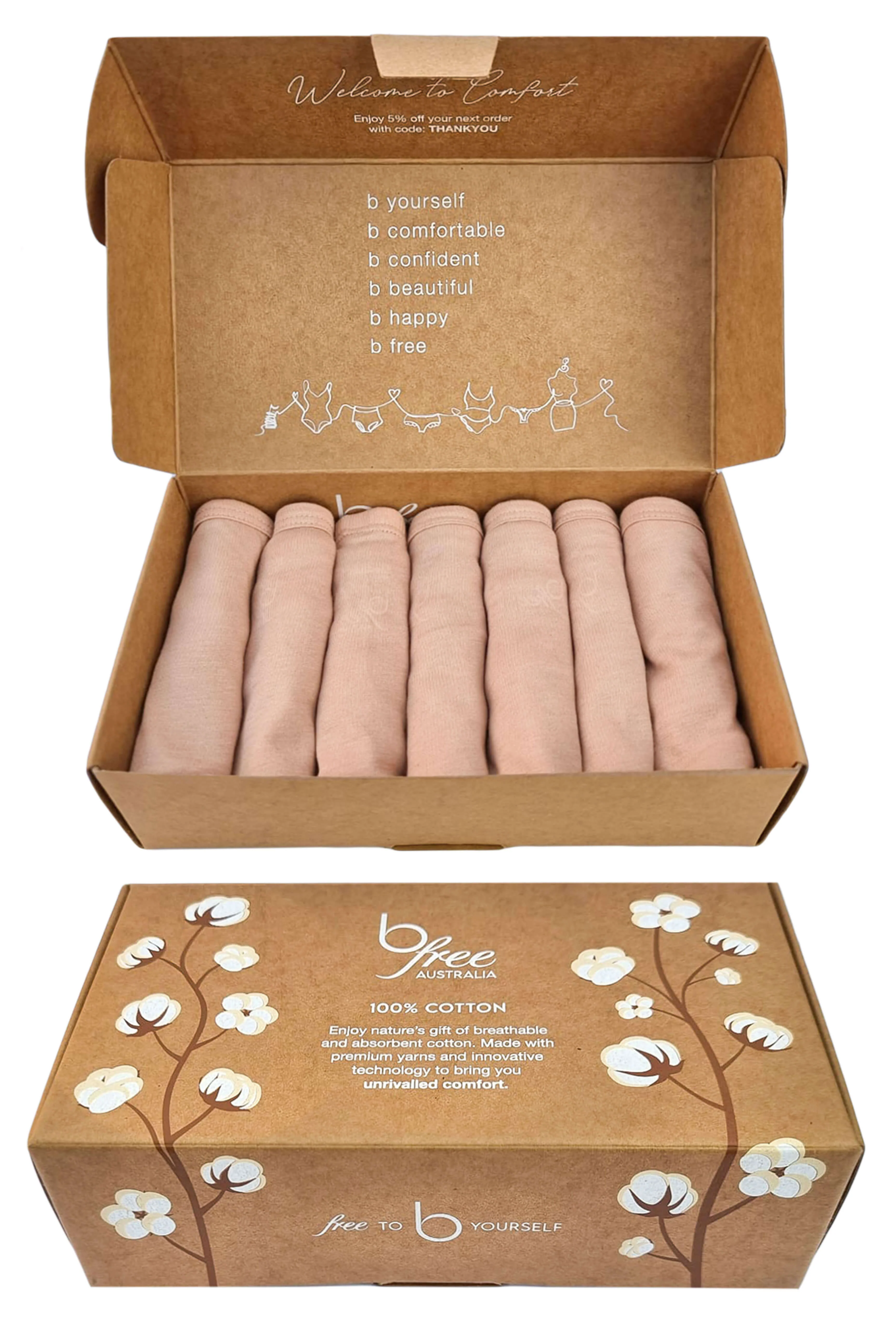 Superfine 100% Cotton High Cut - 7 Pack - Image 5