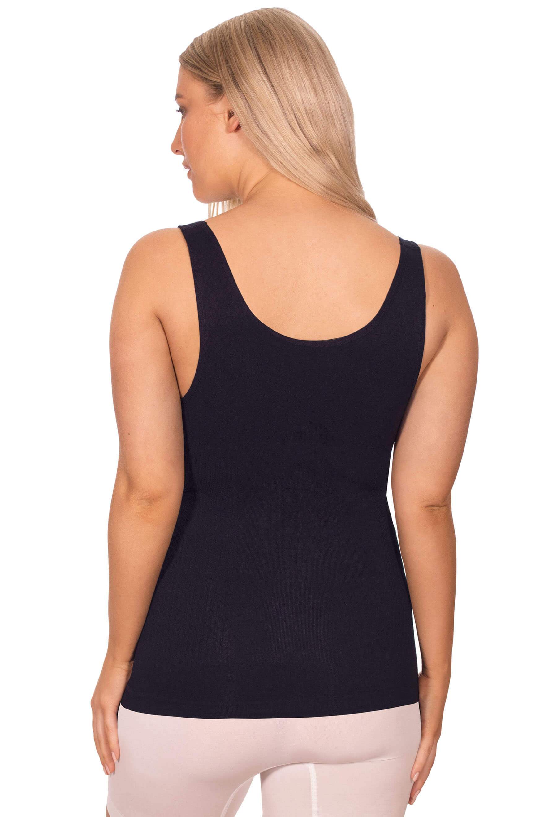 Open Bust Shaping High Back Tank Top - Image 5